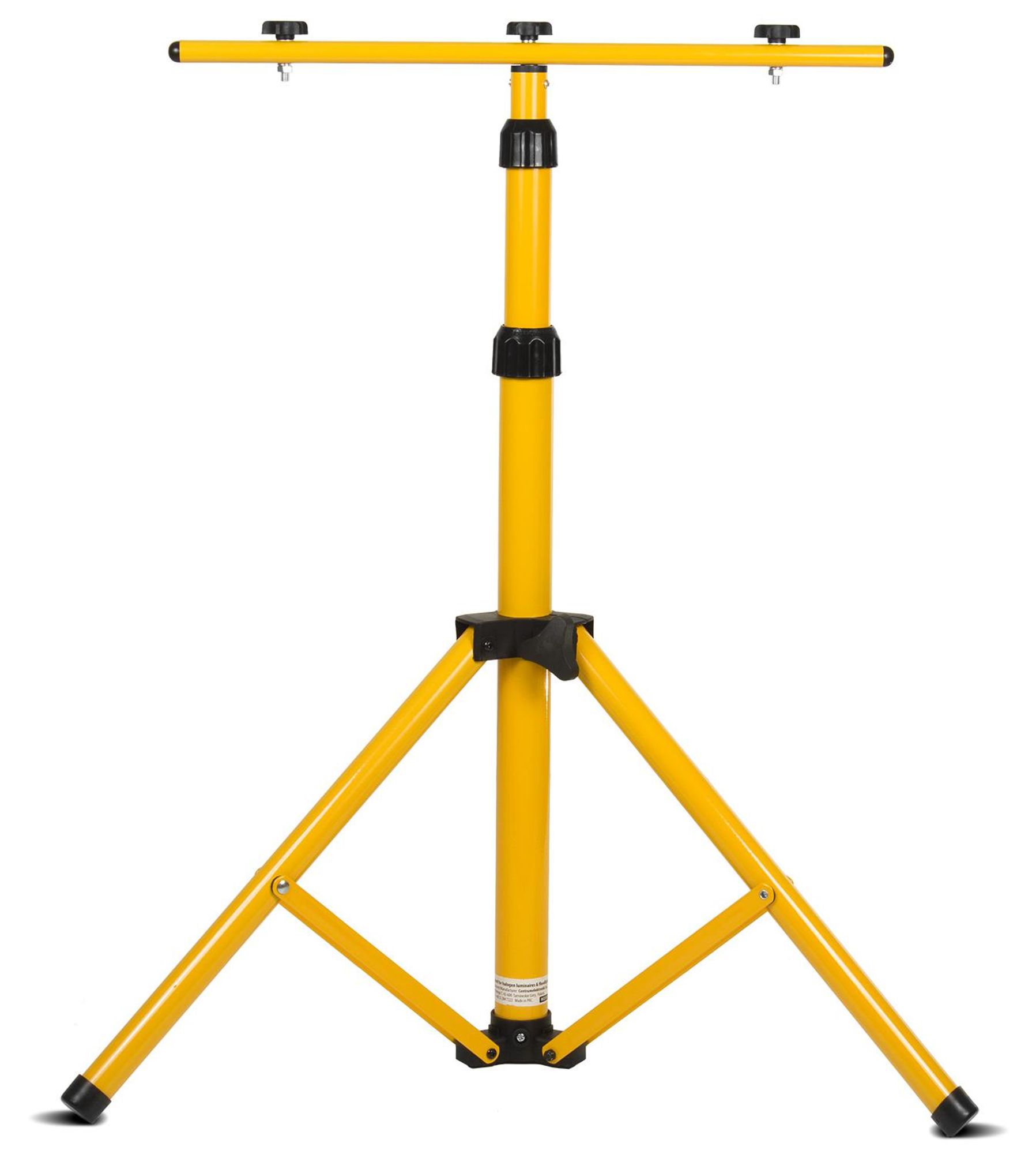 Stativ für Flutlichtstrahler Baustrahler Arbeitsleuchte Flutlicht Ständer Baustrahlerstativ Teleskop 62-150cm Höhenverstellbar Stahl