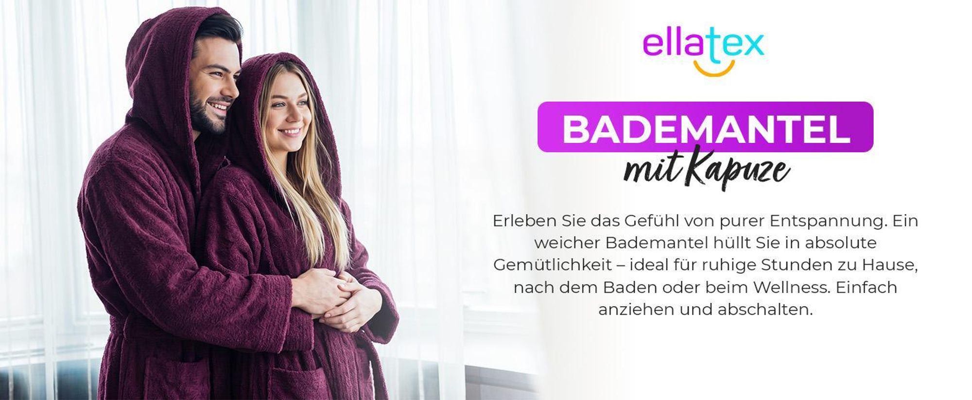 AR Line Kapuzen Bademantel 100% Baumwolle 450 g/m² – Uni Frottier Saunamantel, Größen S–XXXL, in Farbe: Anthrazit-Grau, in Größe: L