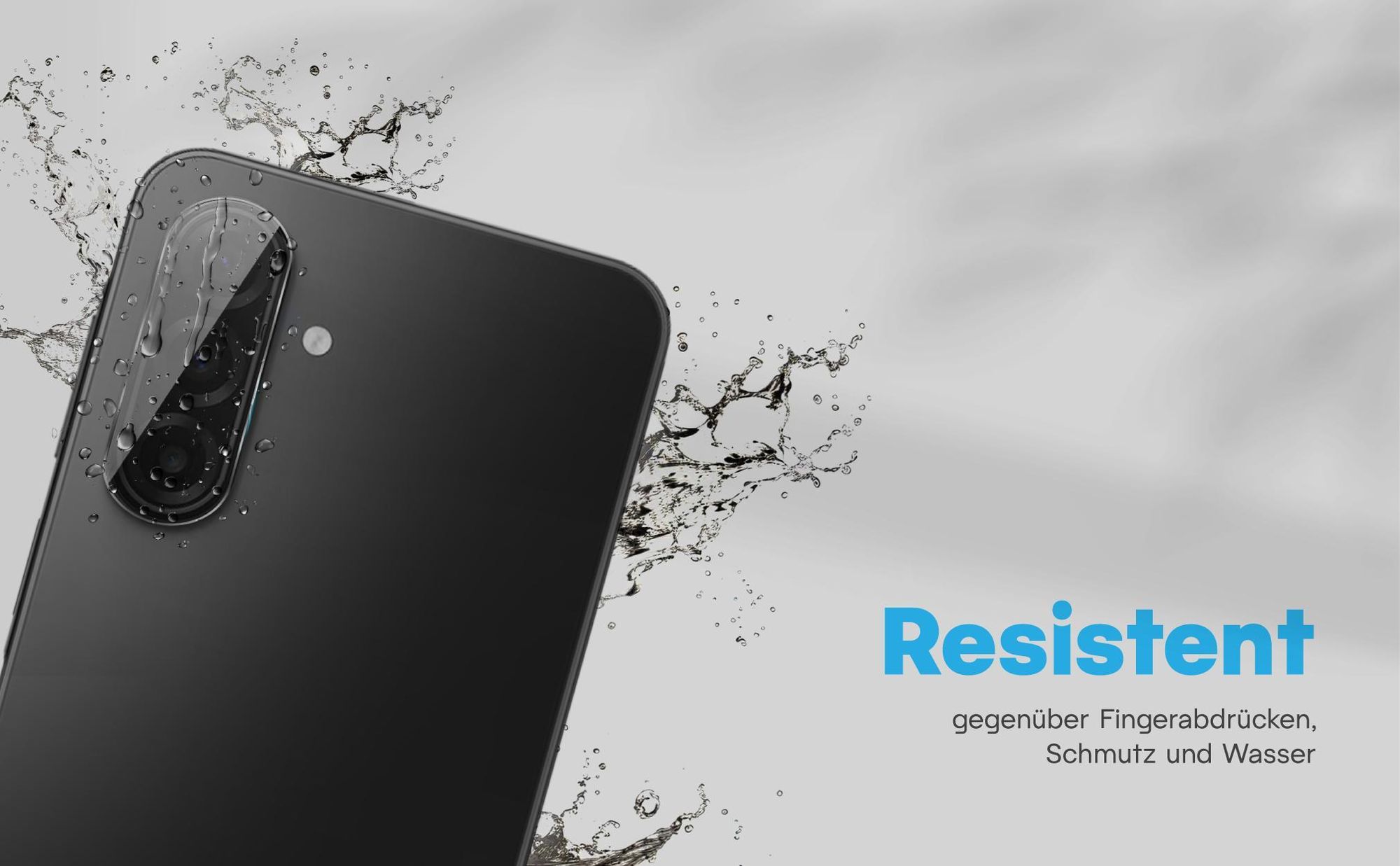 Zweierpack Kameragläser für Samsung Galaxy A36 5G - Resistent gegen Fingerabdrücke