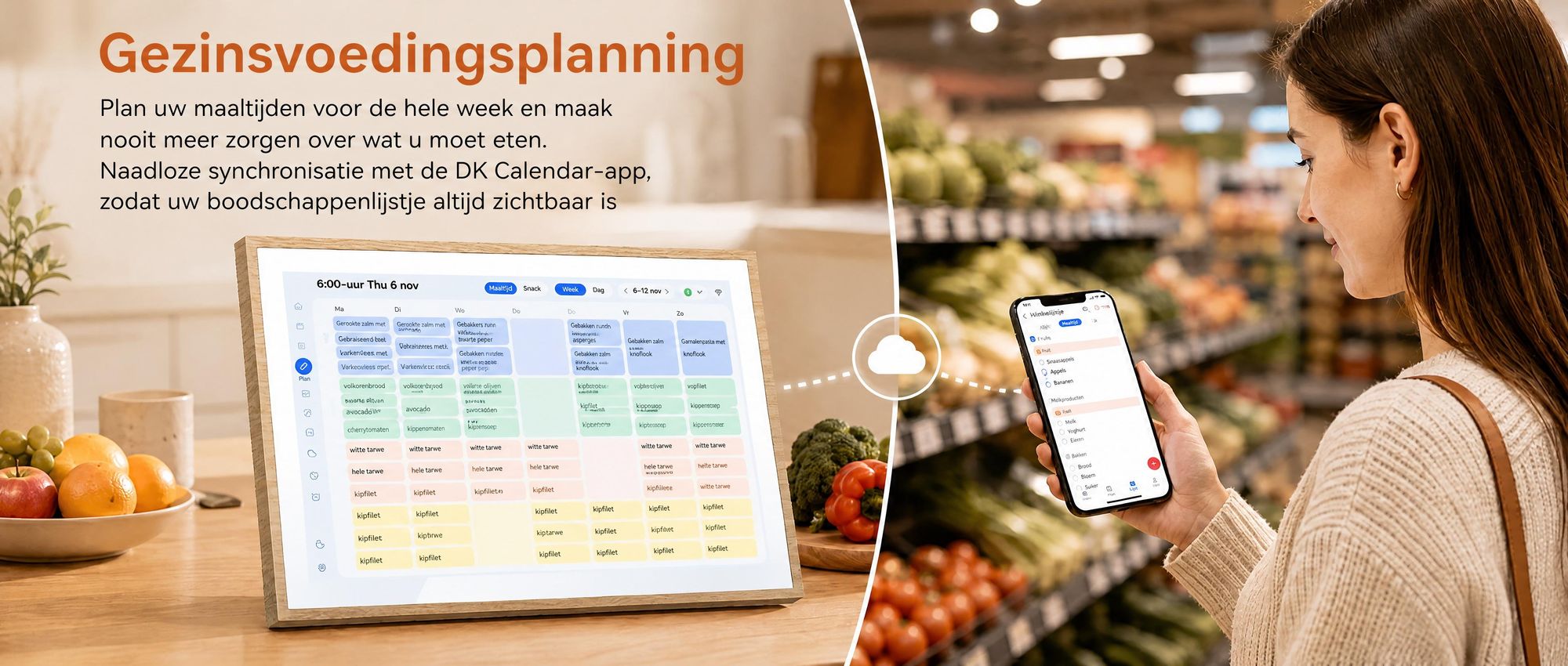 Blackview NEST 10, 10,1-inch digitale kalender en fotolijst met touchscreen, WIFI, 1280x800, 16:10, foto-deling, een uniek cadeau voor koppels