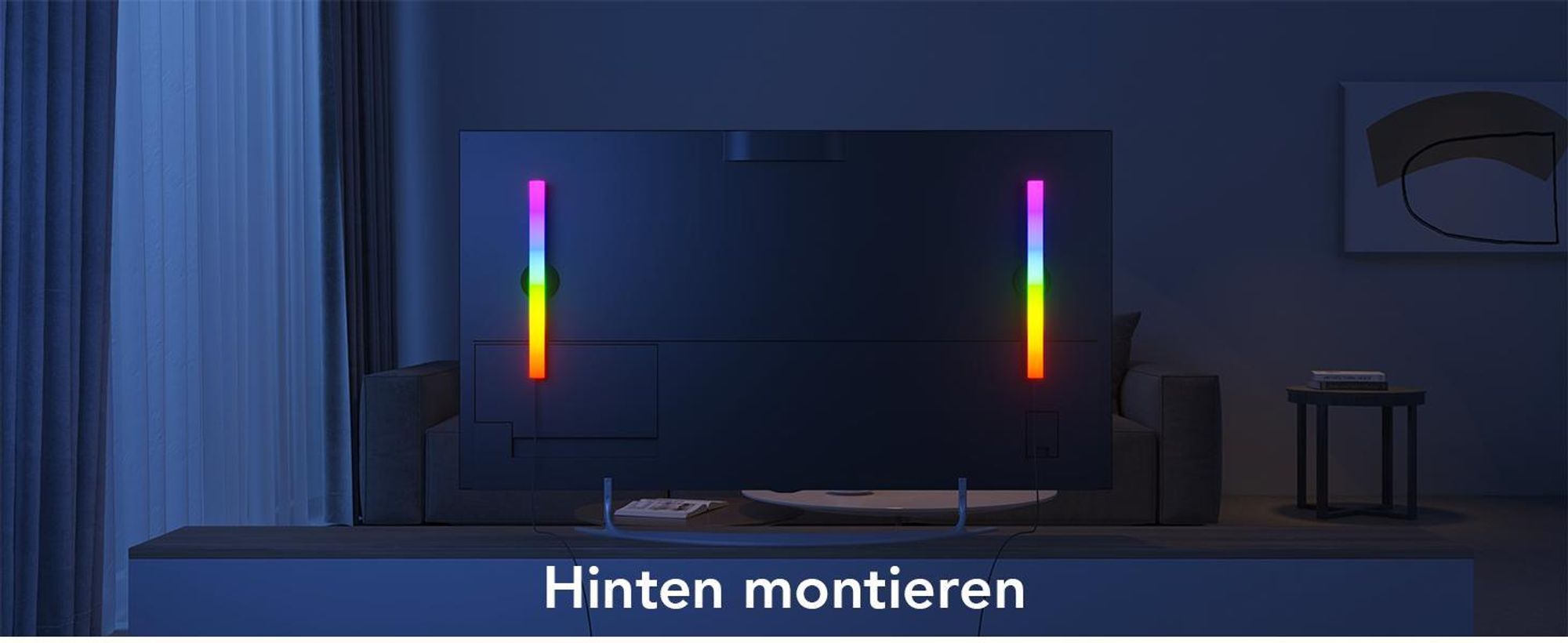 Govee RGBIC LED Lightbar, TV Hintergrundbeleuchtung für 45-70 Zoll