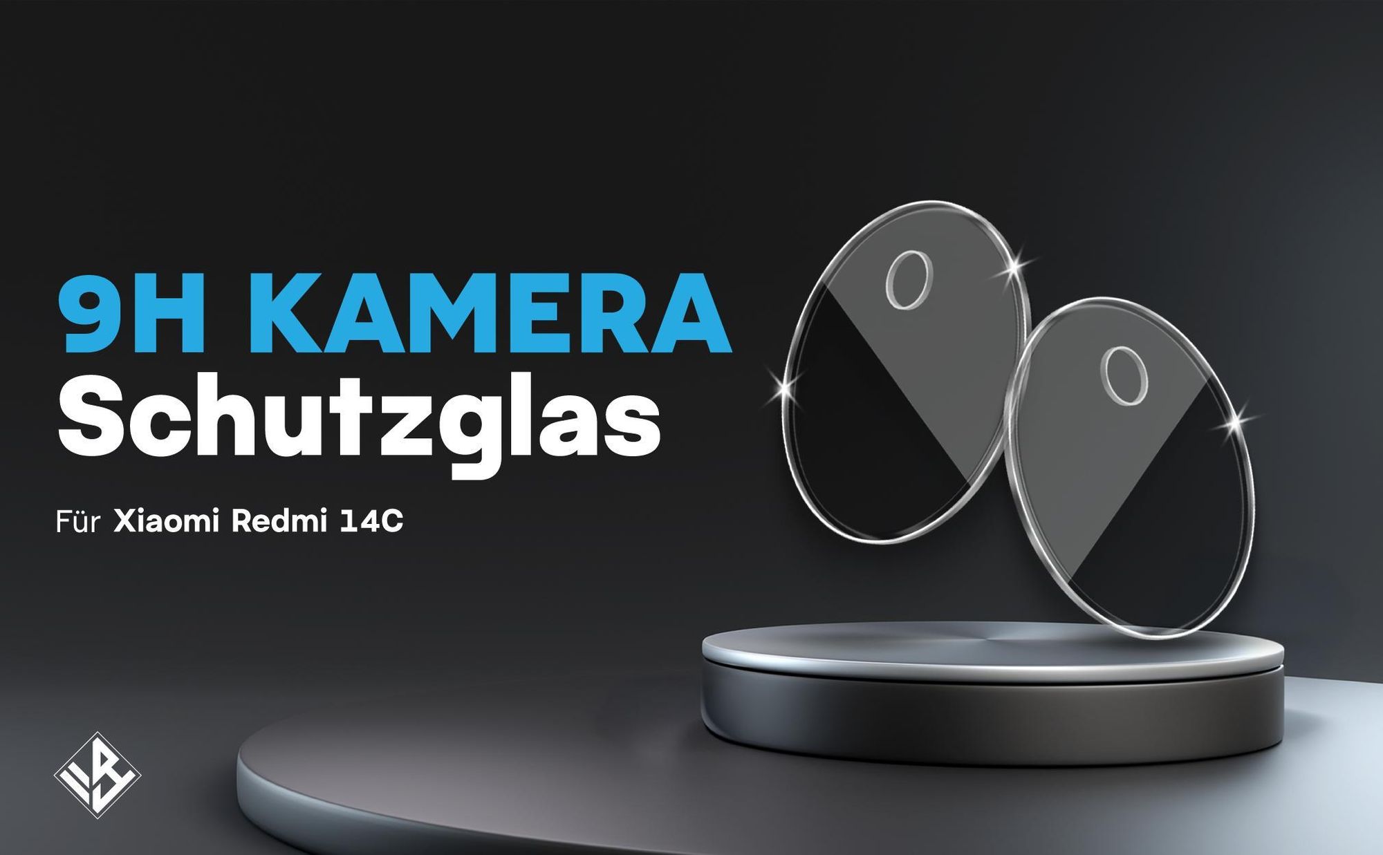 2er Set Kameraschutzglas für Xiaomi Redmi 14C in 9H Härte