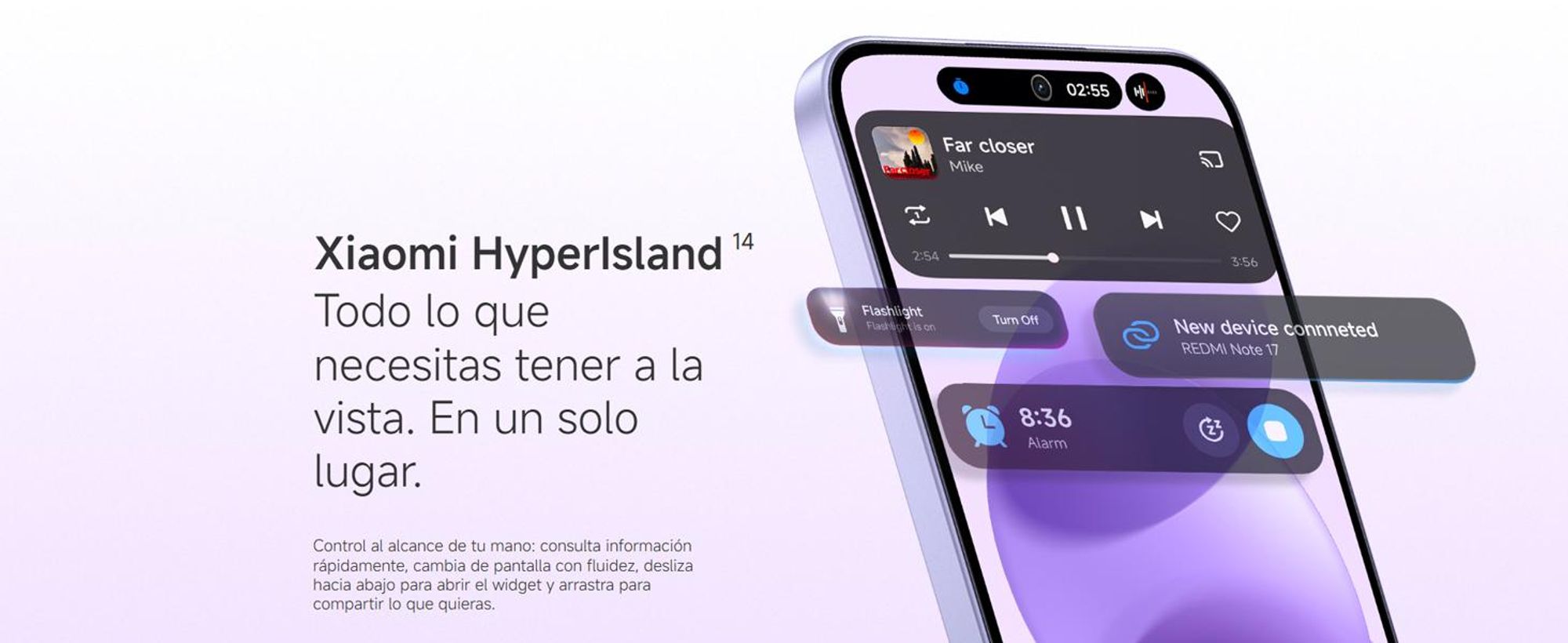 Redmi Note 17 4G - Color turquesa cielo - 4 GB de RAM / 128 GB de almacenamiento interno