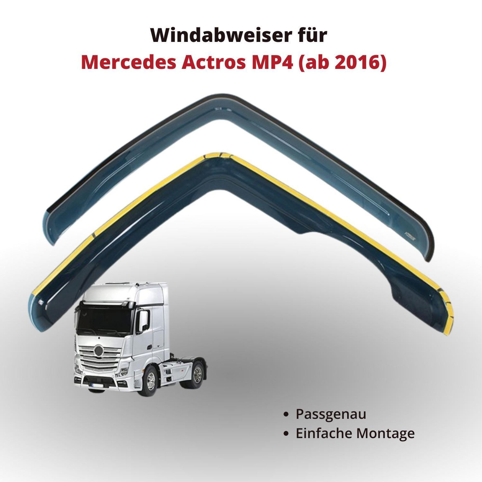 Windabweiser für Mercedes Actros MP4 (ab 2016)