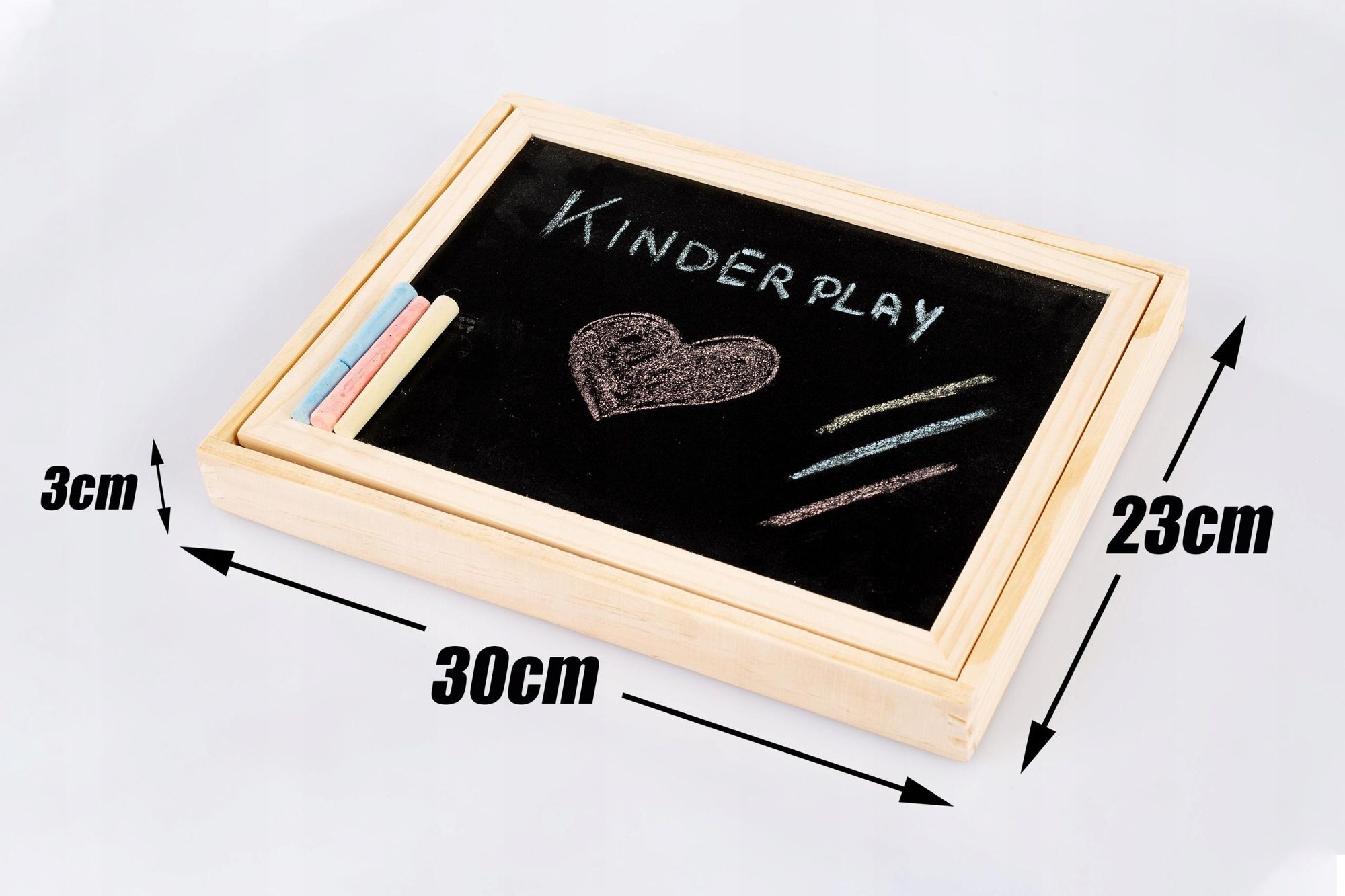 Doppelseitige Kinder-Magnettafel aus Holz
