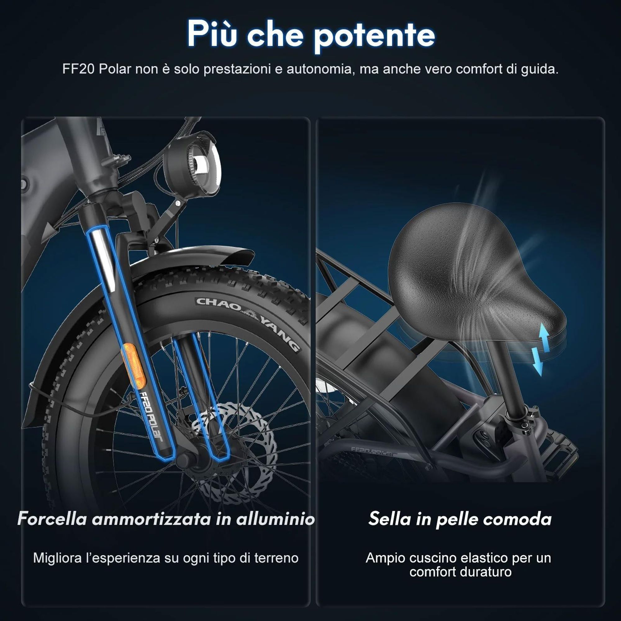 E-Bike FAFREES FF20 Polar - Batteria 48V24Ah Pneumatici Da 20 Pollici Freni A Disco Meccanici - Verde