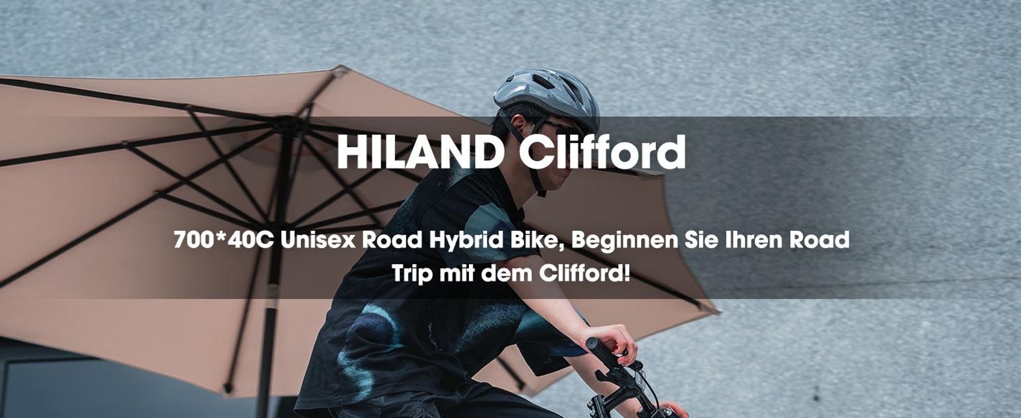 Hiland 28 Zoll Rennrad 700C Trekkingrad Aluminiumrahmen mit 21 Gang-Schaltung Scheibenbremse Racing Bike für Damen und Herren, Silbrig