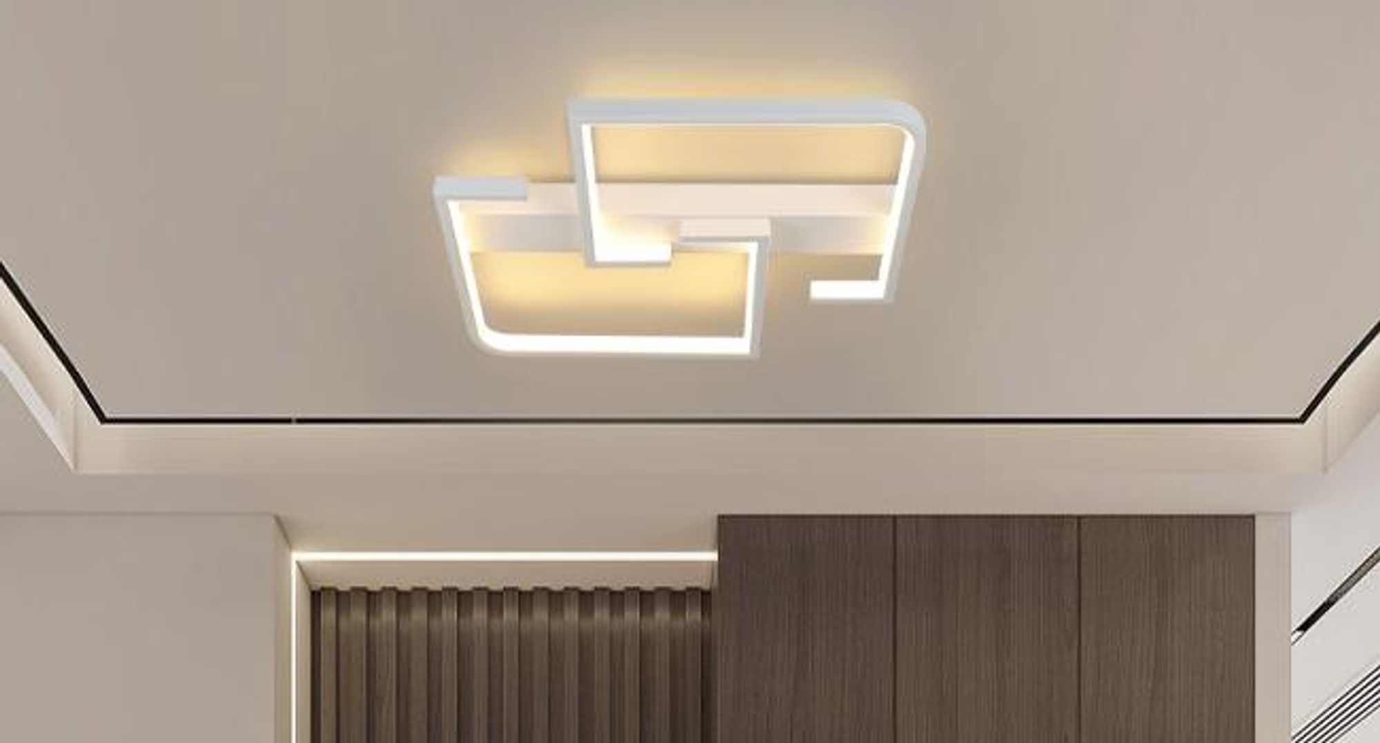 ZMH Plafonnier LED Lampe de plafond Petite lampe blanche pour couloir 19 W Lampe de cuisine en métal Blanc chaud 3000 K Lampe de chambre à coucher pour couloir, chambre à coucher, cuisine