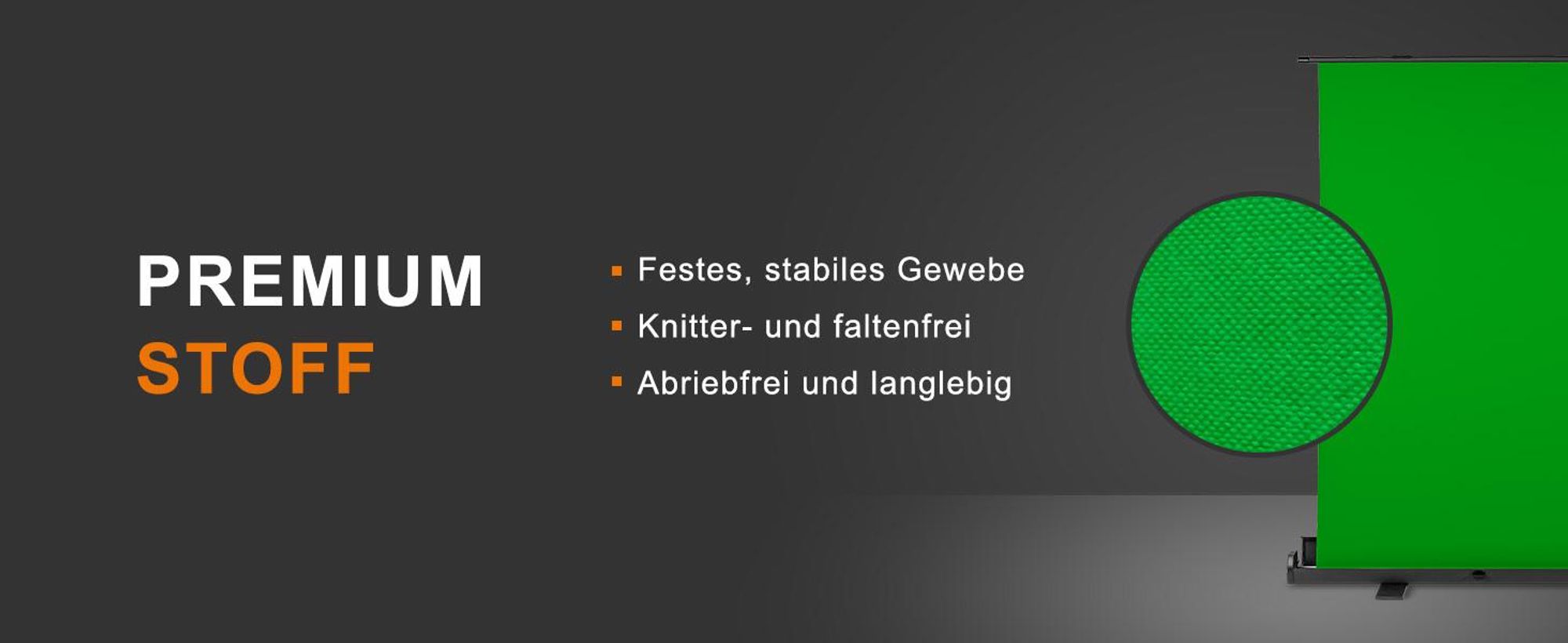 Walimex pro Roll-up Panel Hintergrund grün 210x220 1023209