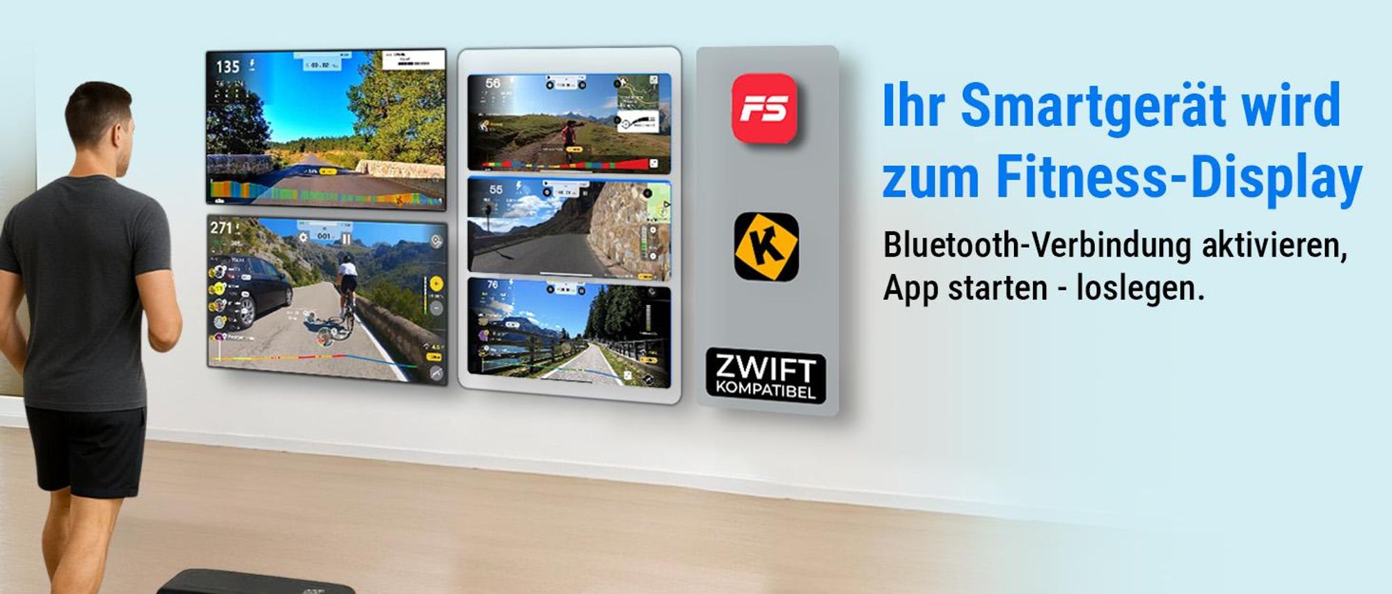 Walking Pad Laufband klappbar AsVIVA T25 Heimtrainer bis 6 km/h mit 5% Steigung leise kompakt für Zuhause & Büro