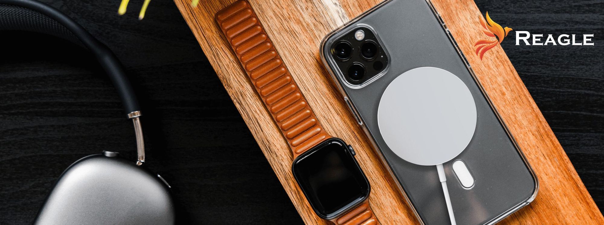 Reagle Induktives Ladegerät Für Iphone Qi 15W Magsafe
