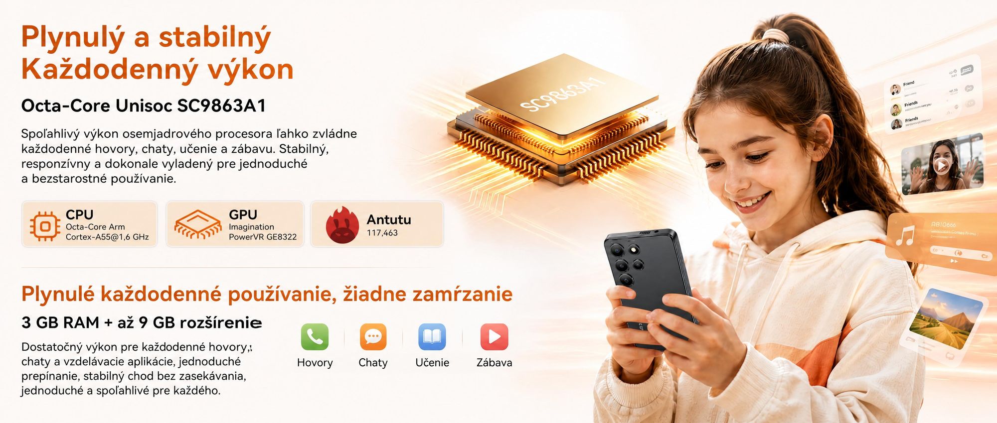 Blackview OSCAL Tiger 12 Android mobilný telefón bez zmluvy, 6,78" smartfón 8GB+128GB (rozšíriteľný), 64MP fotoaparát/5000 mAh/4G dual SIM/odtlačok prsta, sivá