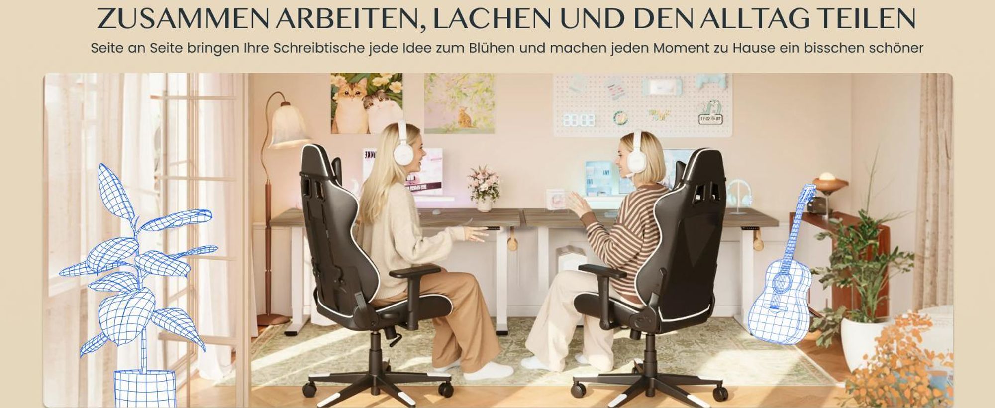 FLEXISPOT E1 Pro Elektrisch Höhenverstellbarer Schreibtisch EU, 160x80cm 25MM EINTEILIGE TISCHPLATTE Doppelmotor 120KG Tragkraft Kaffee-Eiche Optik