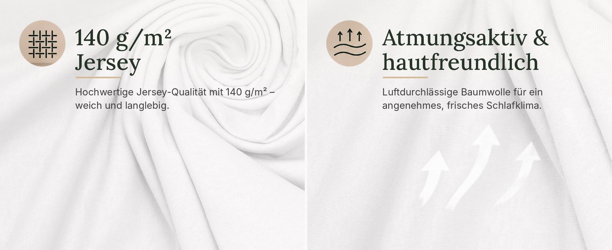 Livessa Jersey Kissenbezug 2er Set 65x65 cm 100% Baumwolle Kirschrot