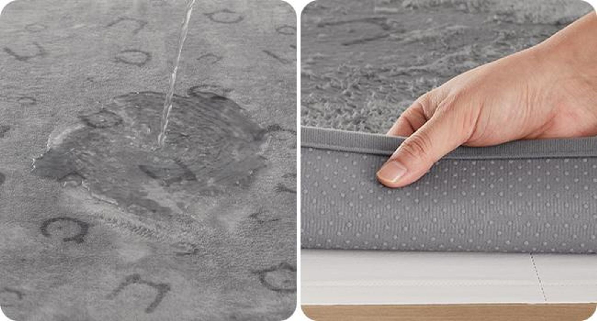 Feandrea Hundedecke,2er Set,Hundematte Welpen-Unterlagen, wiederverwendbar,wasserdicht 122 x 61 cm
