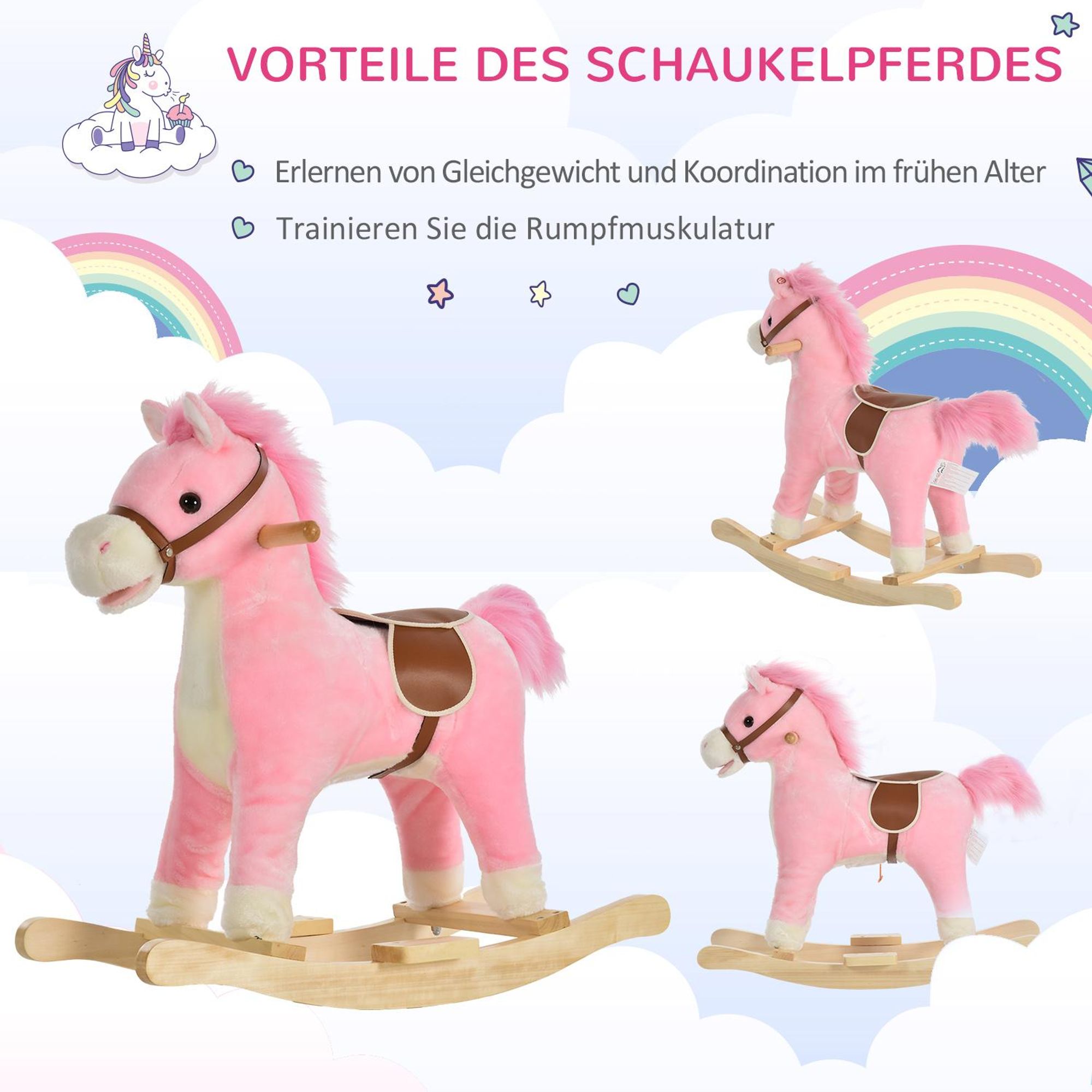 Kinderschaukelpferd Mädchen