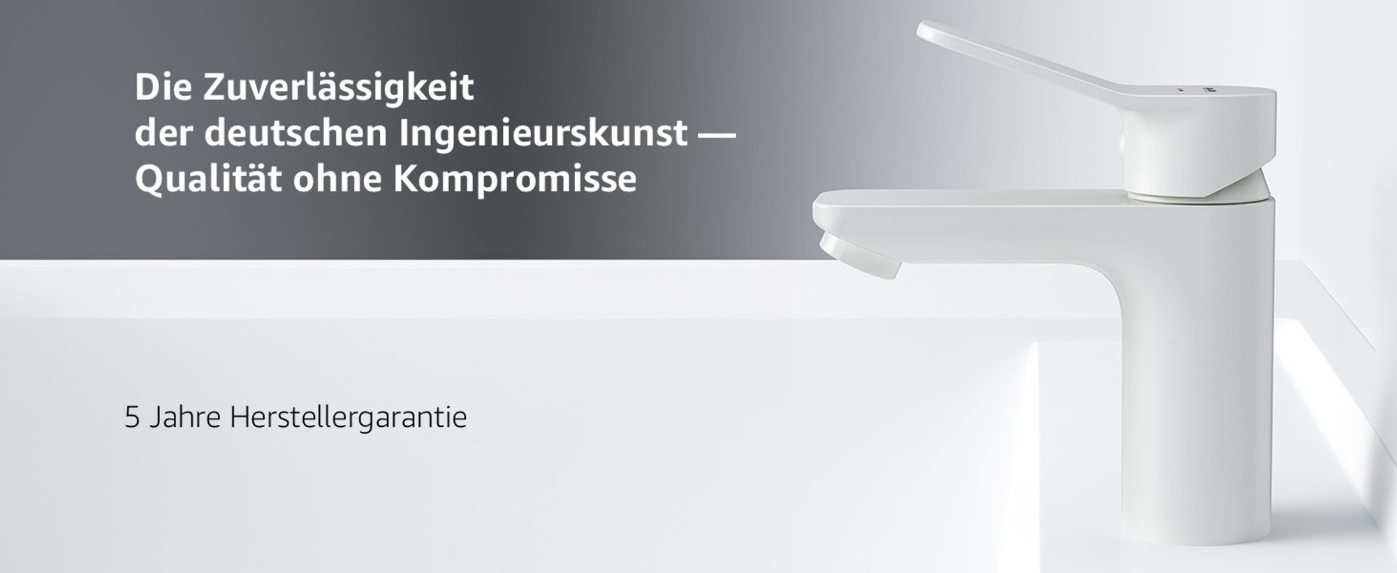 Wasserhahn Bad Weiss Waschtischarmatur Bad Armatur Mischbatterie Waschbeckenarmatur Einhebelmischer Badezimmer