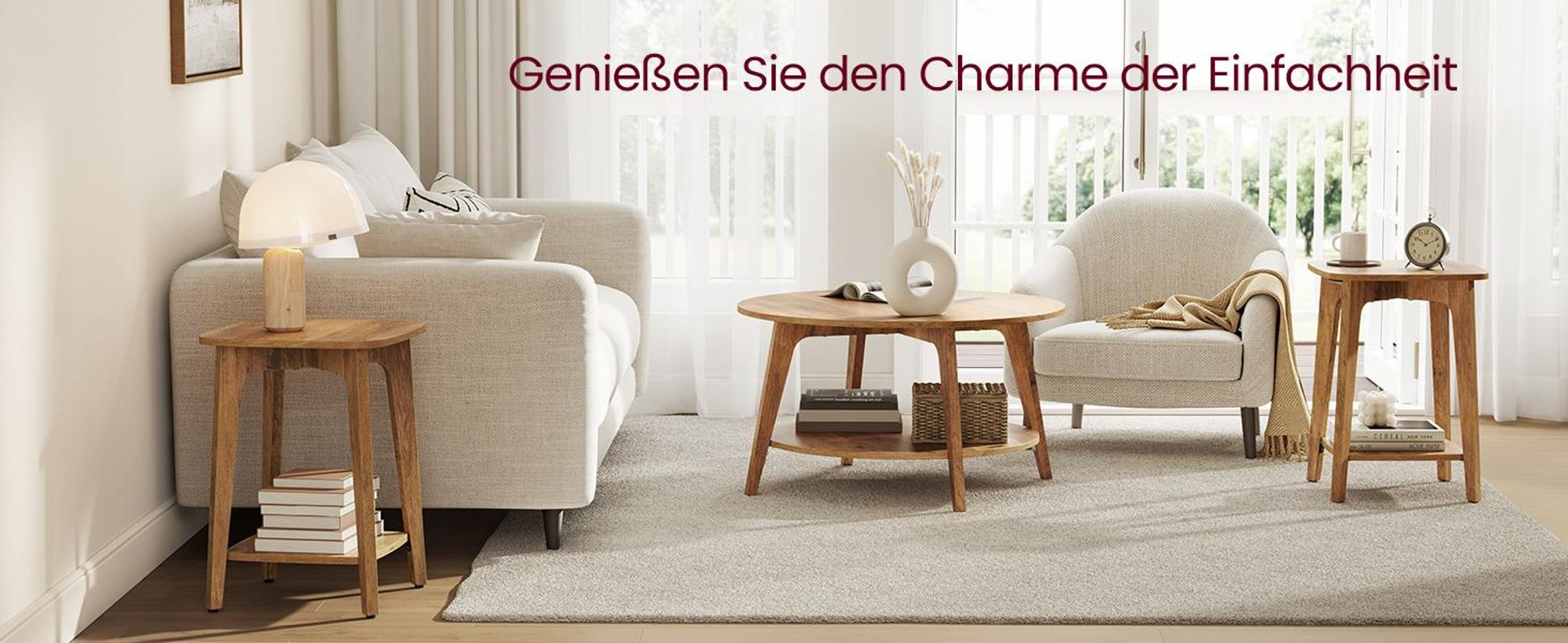 VASAGLE Beistelltisch, kleiner Tisch, Sofatisch eckig, Couchtisch klein, Nachttisch für kleine Räume mit unterer Ablage, für Wohnzimmer Schlafzimmer