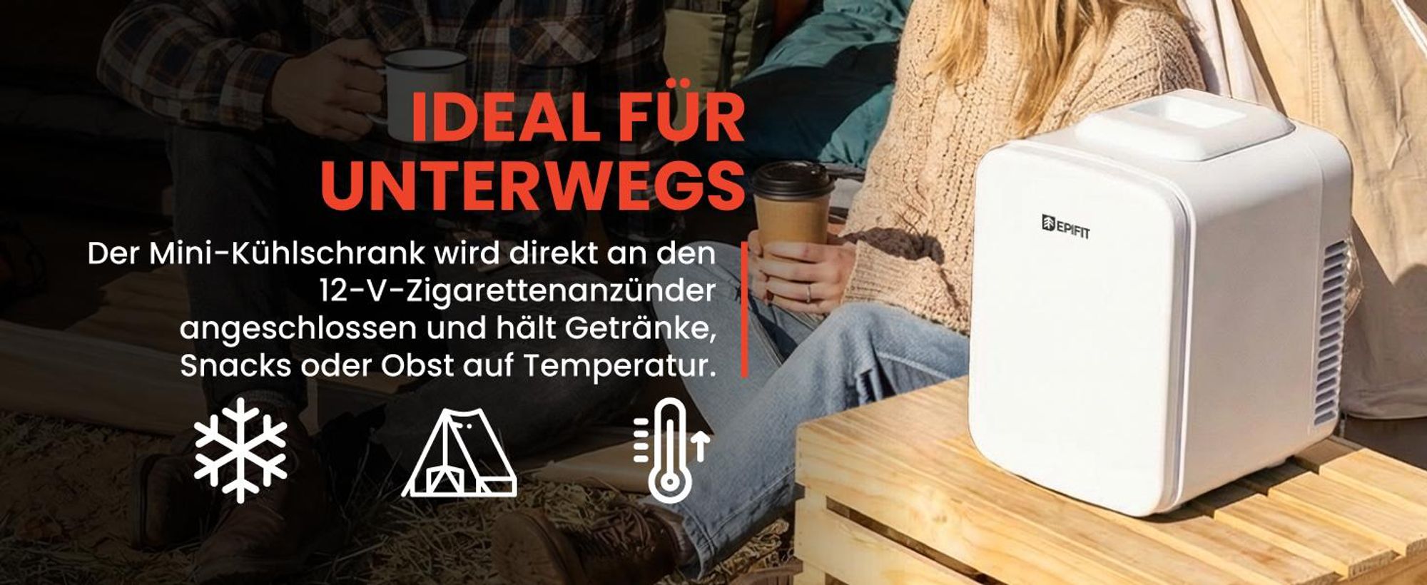 Kühlschrank kühlt heizt 4 Liter für Medikamente Getränke Kosmetik