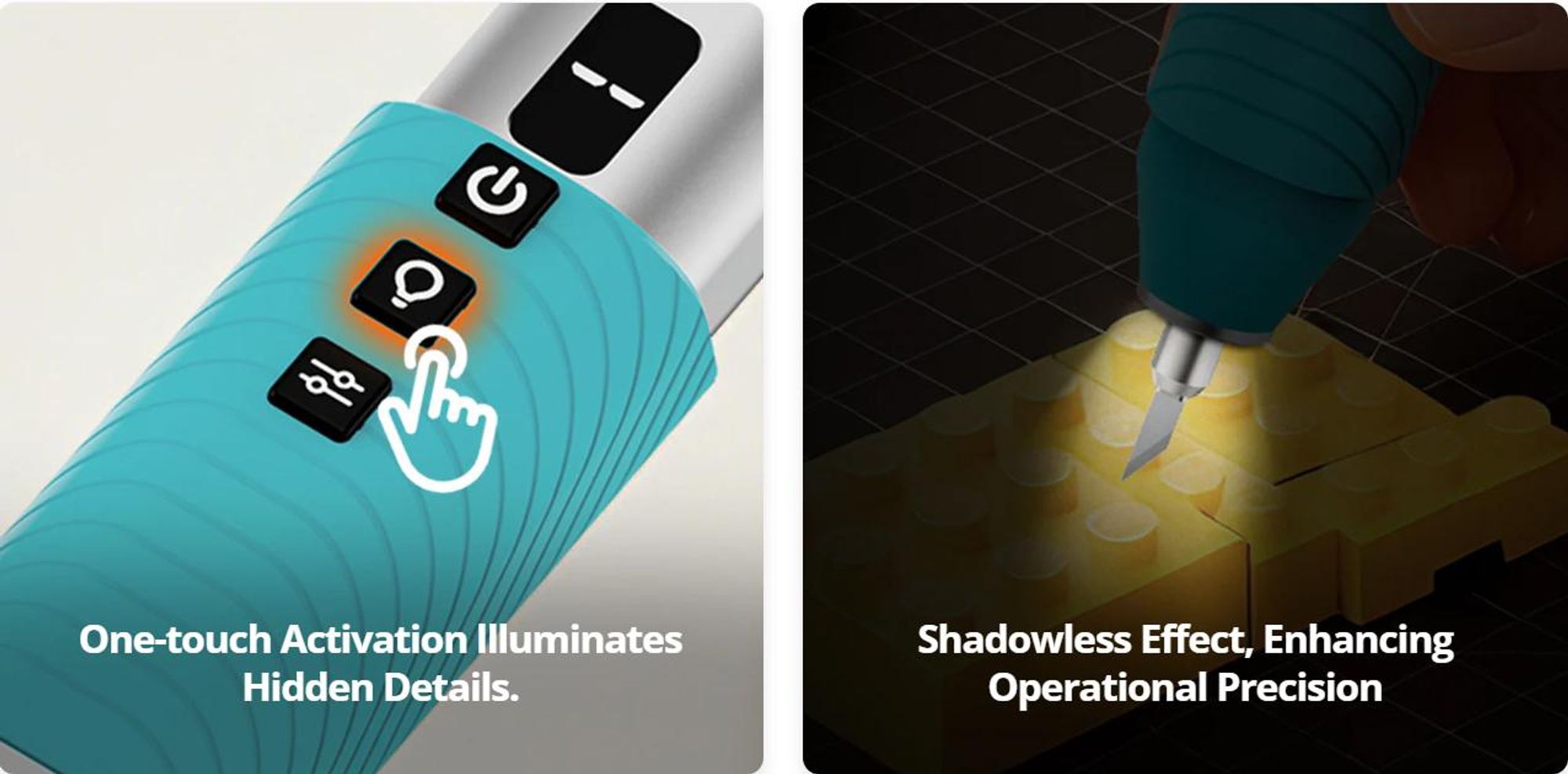 Two trees U2 Handheld Ultraschall Cutter – Präzises Gravürwerkzeug mit LED Licht und digitalem Display