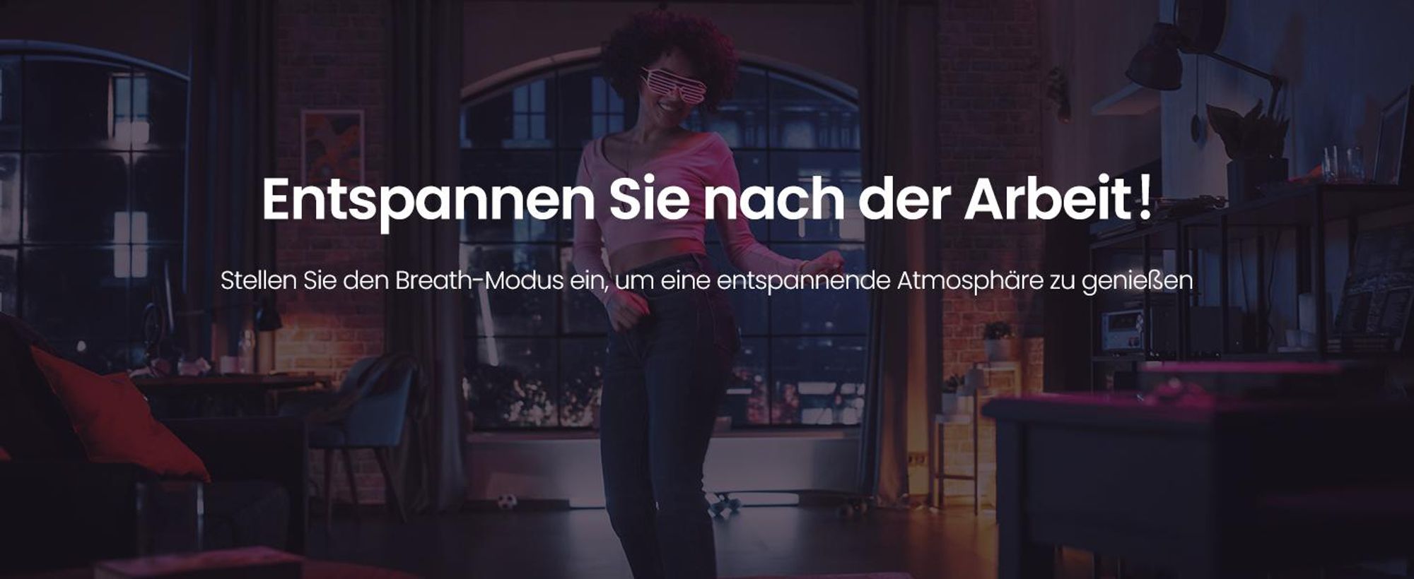 VASAGLE Nachttisch mit einstellbarer LED, Beistelltisch mit Steckdosen