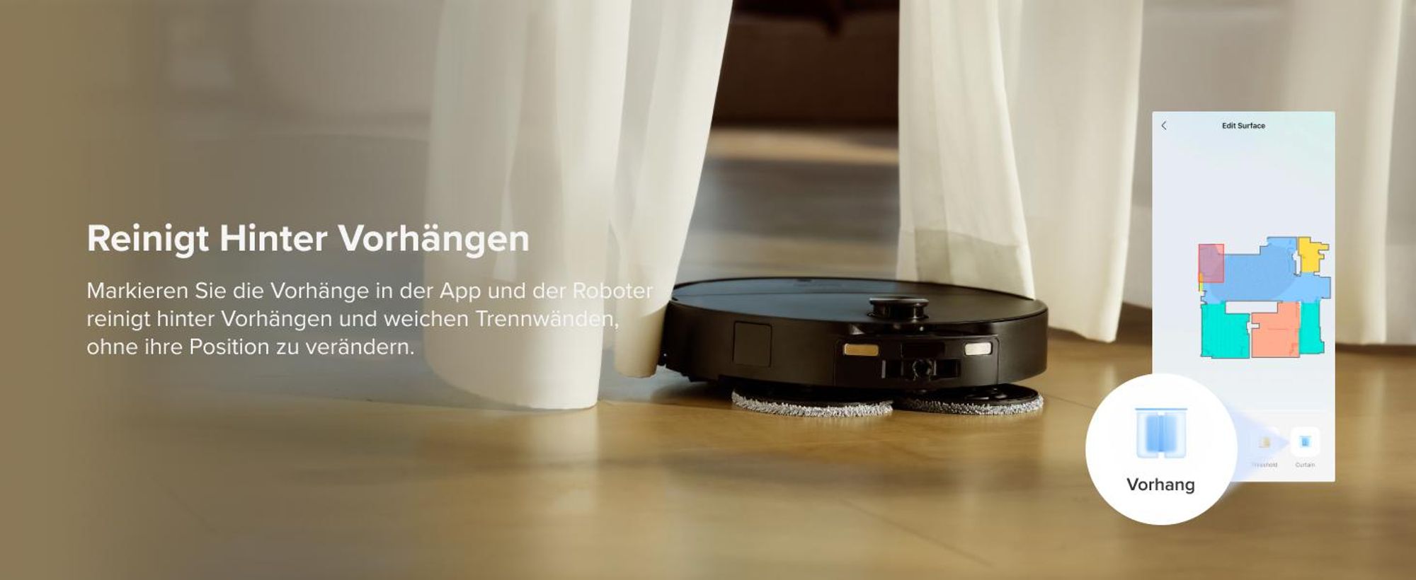 Roborock Saros 20 Neo Set Saugroboter mit Wischfunktion, 36.000 Pa Saugkraft Dual Zero-Tangle-System, FlexiArm Technologie 100°C Heißwasser-Moppwäsche