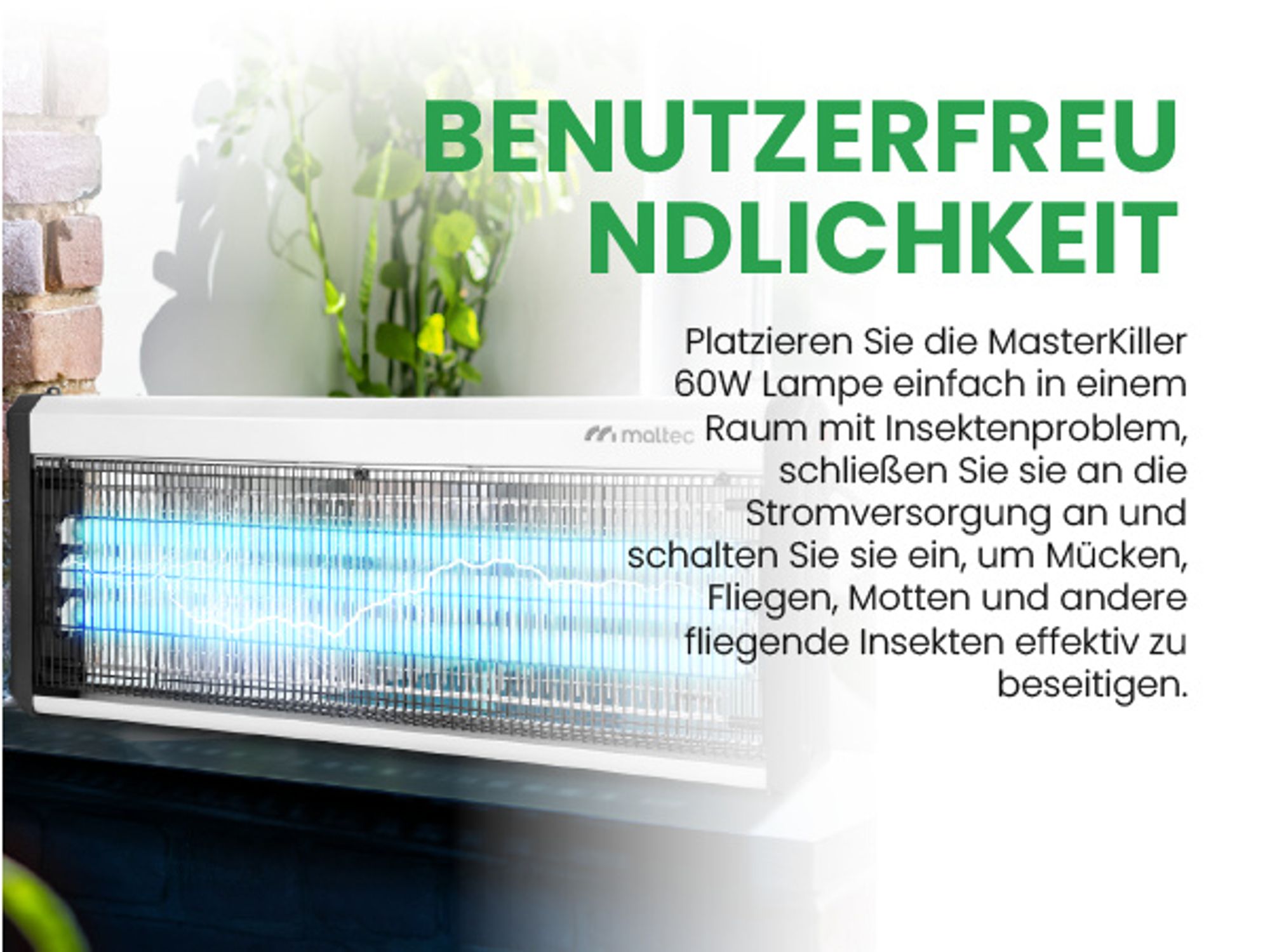 Insektizidlampe 60W mit UV-Licht