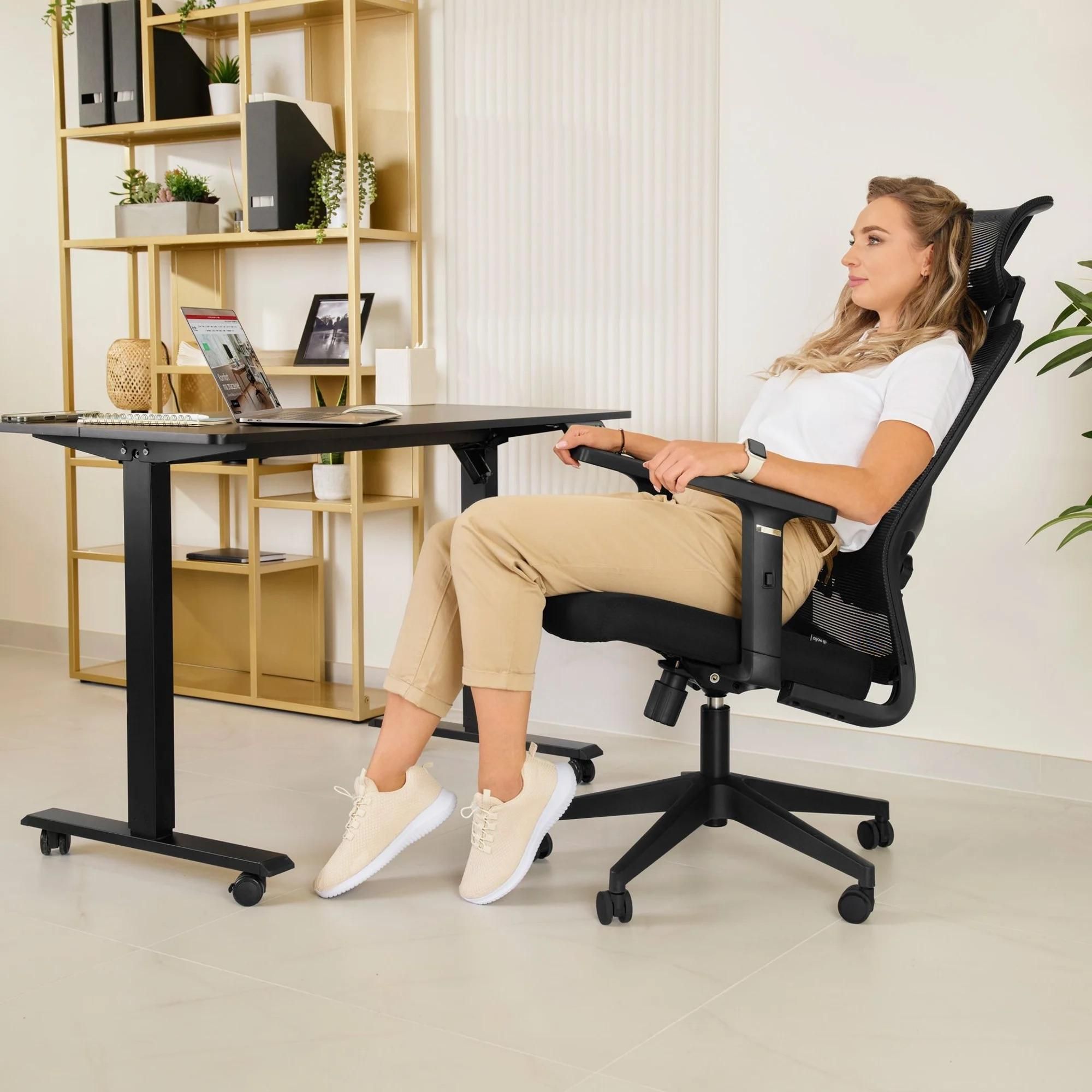 di volio ergonomické kreslo Piozano – Čierne
