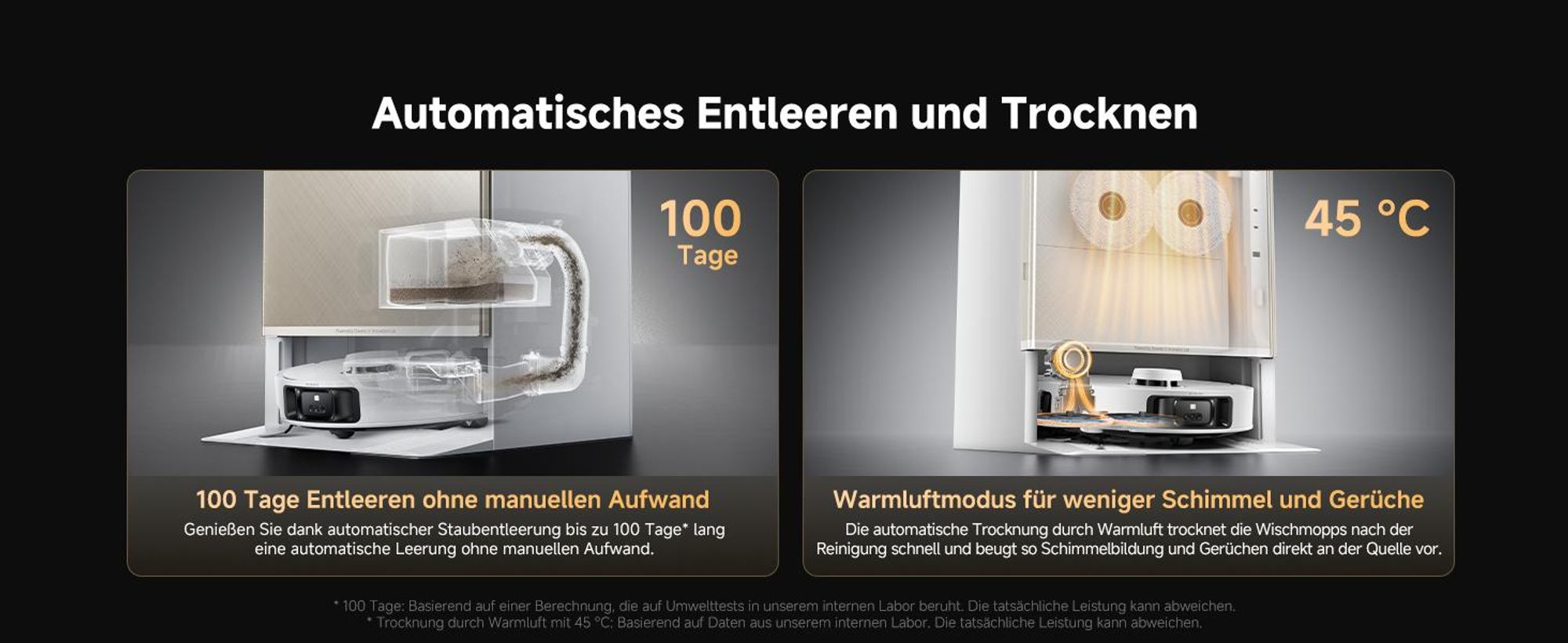 Dreame Matrix 10 Pro Saugroboter mit Wischfunktion,30KPa Saugleistung,AI RGB,3D Laser,100°C Selbstreinigung,0-Tangle System,Mop-Wechselstation,Weiß