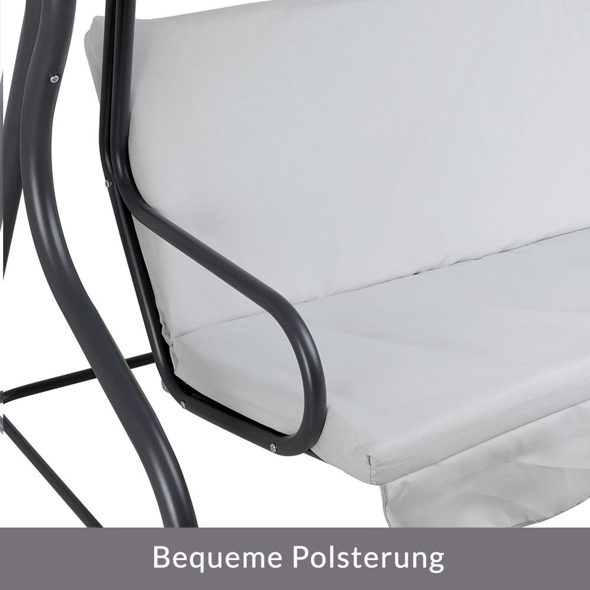 CASARIA® Hollywoodschaukel 2-Sitzer mit Dach