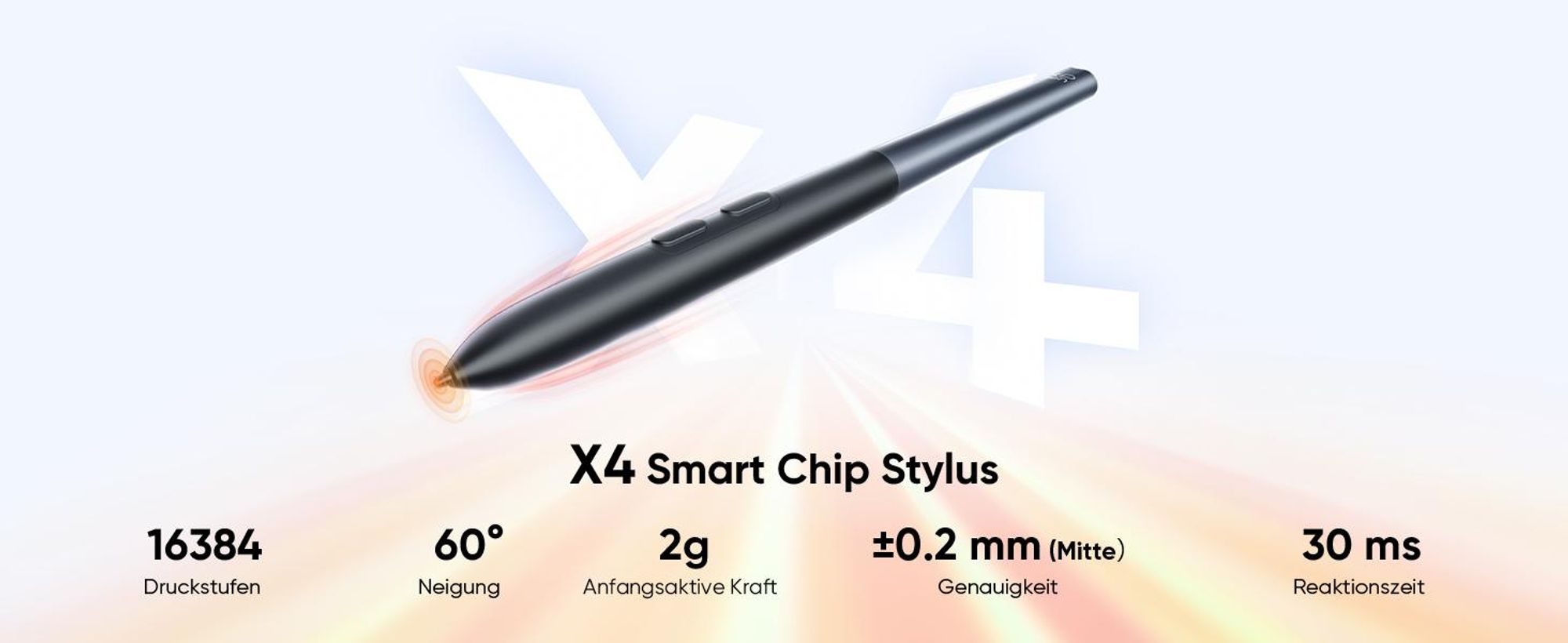 XPPen Artist 12 3rd, Kabelgebunden, 5080 lpi, 264 x 149 mm, USB, Stift, 60°
