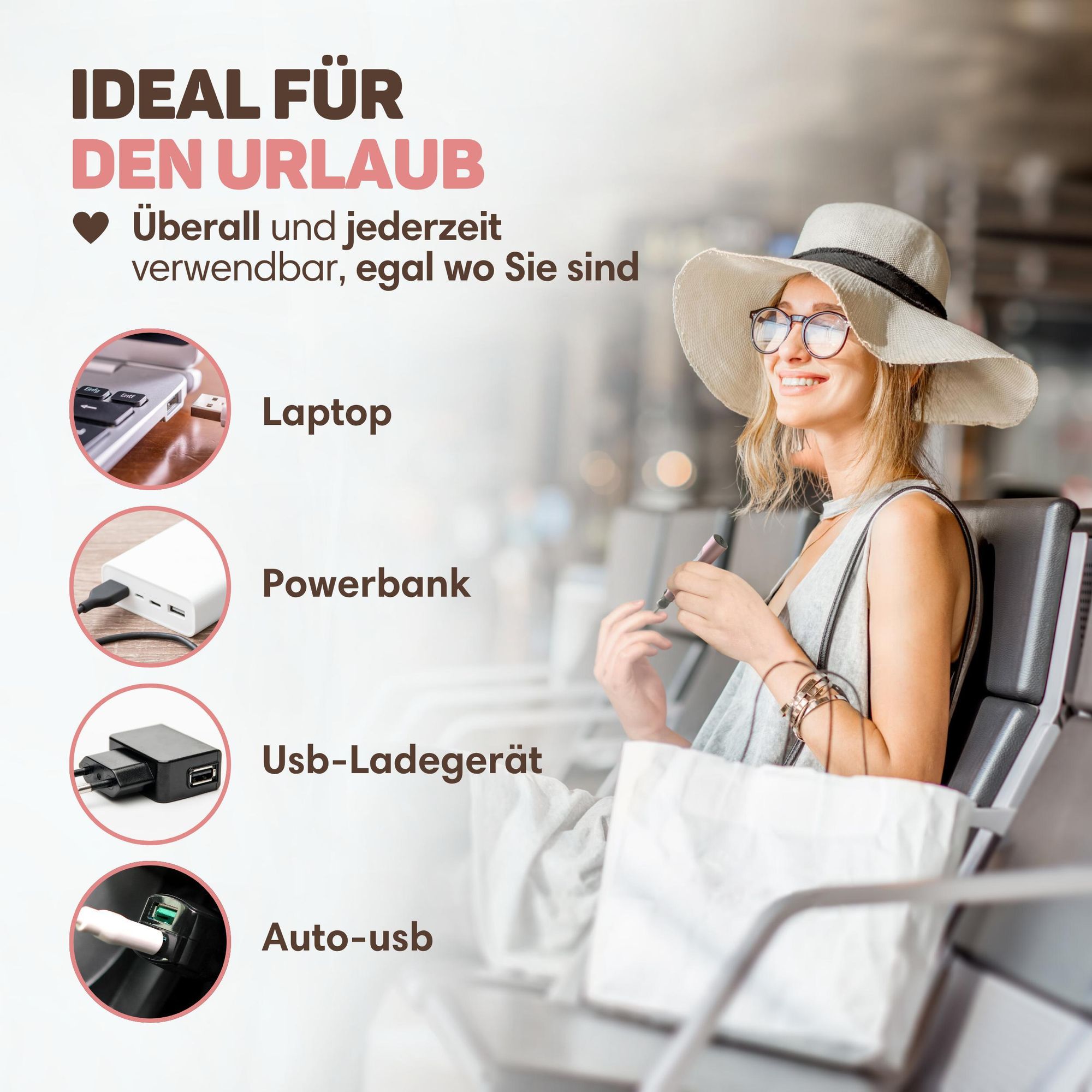 Vulpes Goods Elektrische Nagelfräser, Maniküre und Pediküre Set, Nagelfeile, Drahtlos & Aufladbar, Nagelpfeile, 11 Nagelfräser-Bits, 96 Schleifrollen