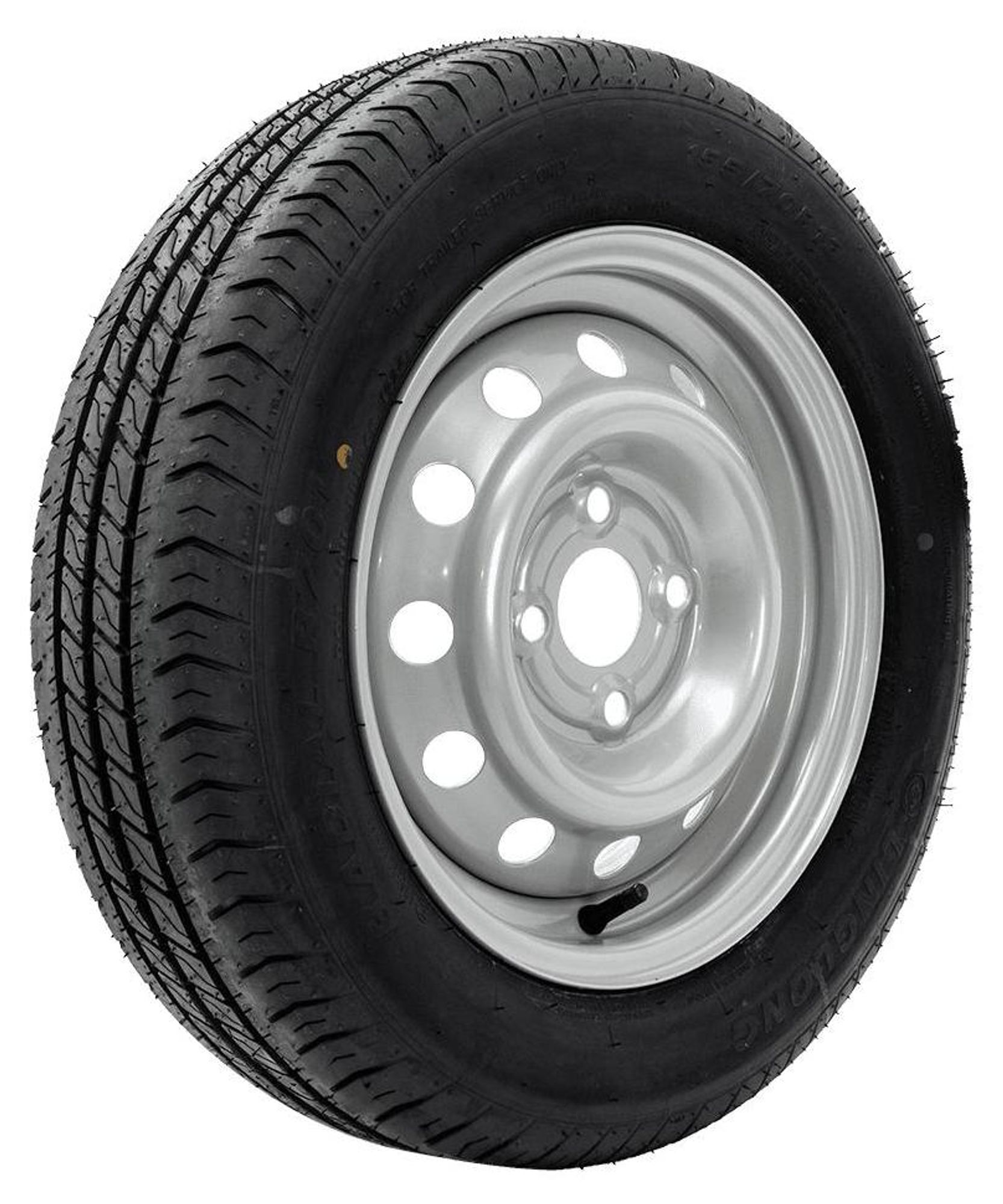 UNITRAILER Anhänger Komplettrad 155/70 R13 für leichte PKW-Anhänger