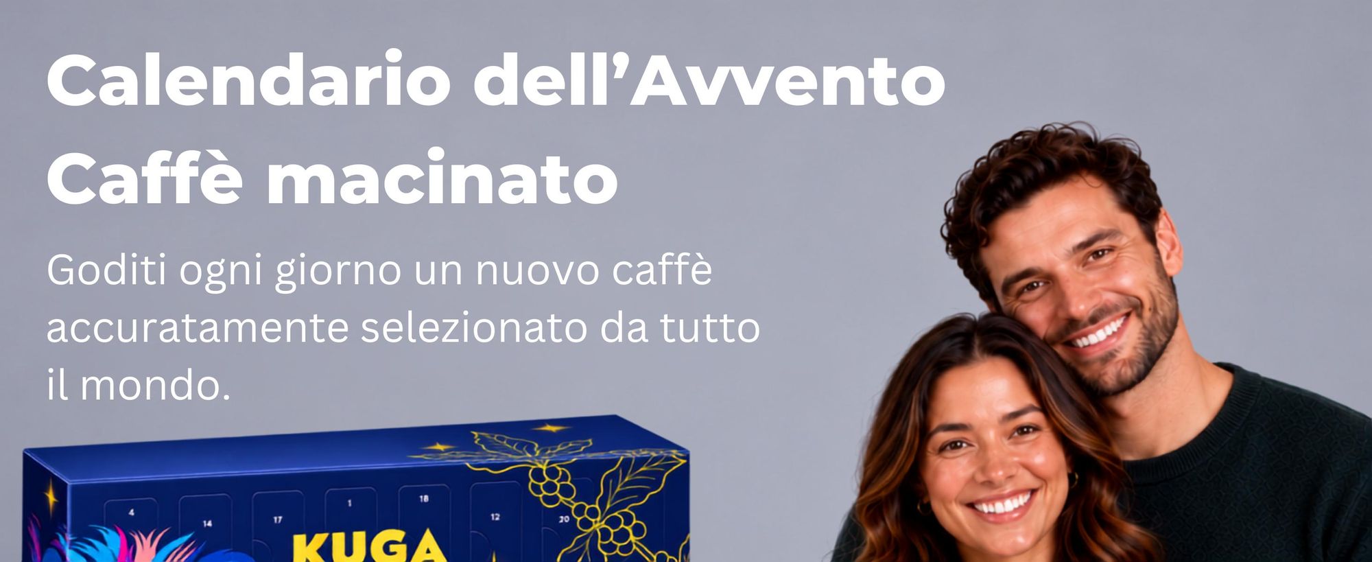 BOXILAND® caffè macinato calendario avvento 2026, 24 tipi, Fairtrade & bio