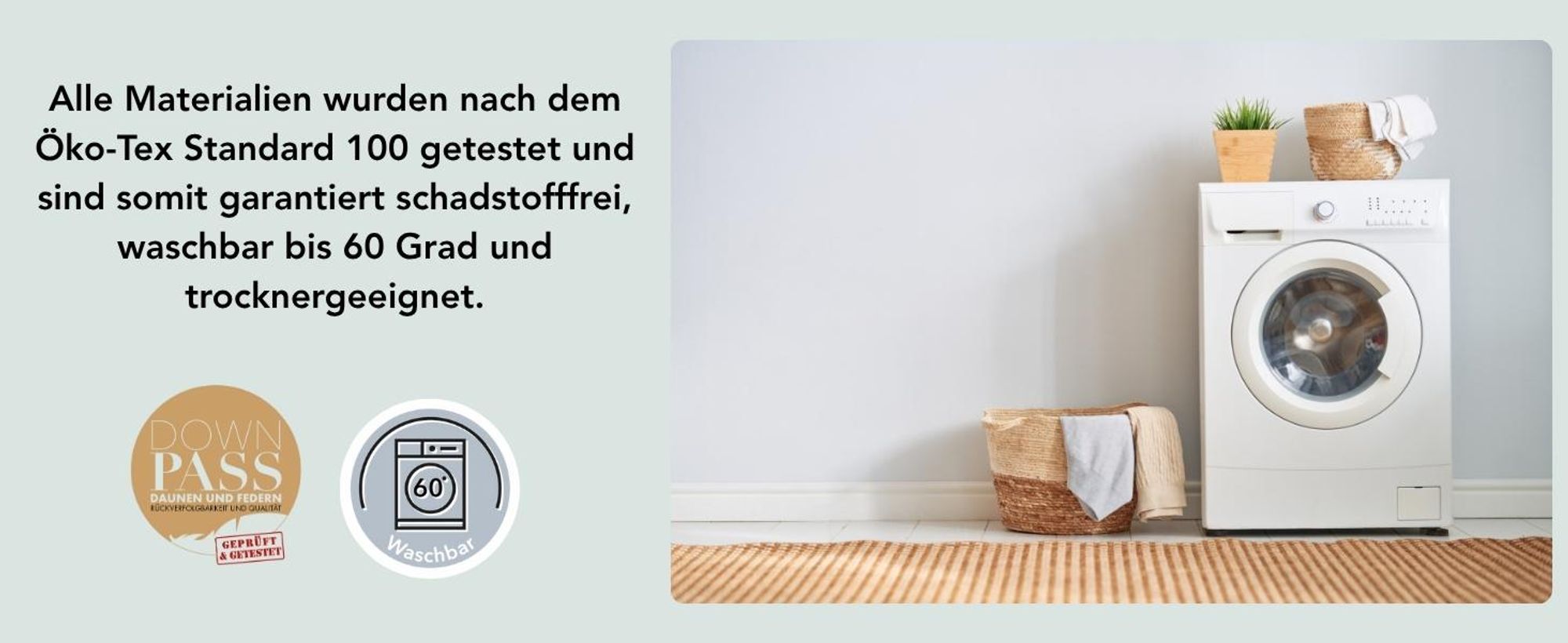 Premium Daunen Kopfkissen | 40 x 80 cm | XDREAM Daunenkissen