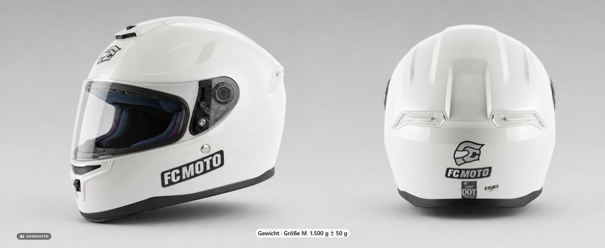 FC-Moto FF114B Helm, schwarz matt, XL