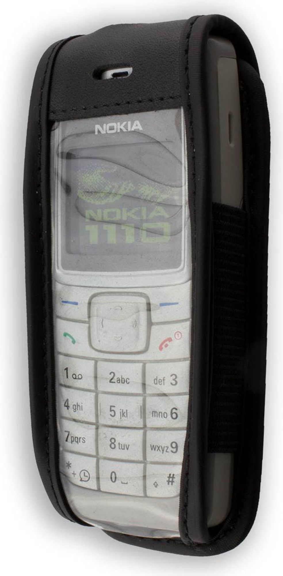 caseroxx Ledertasche mit Gürtelclip kompatibel mit Nokia 1110 / 1110i / 1112 aus Echtleder, Tasche mit Gürtelclip und Sichtfenster  Bild 3