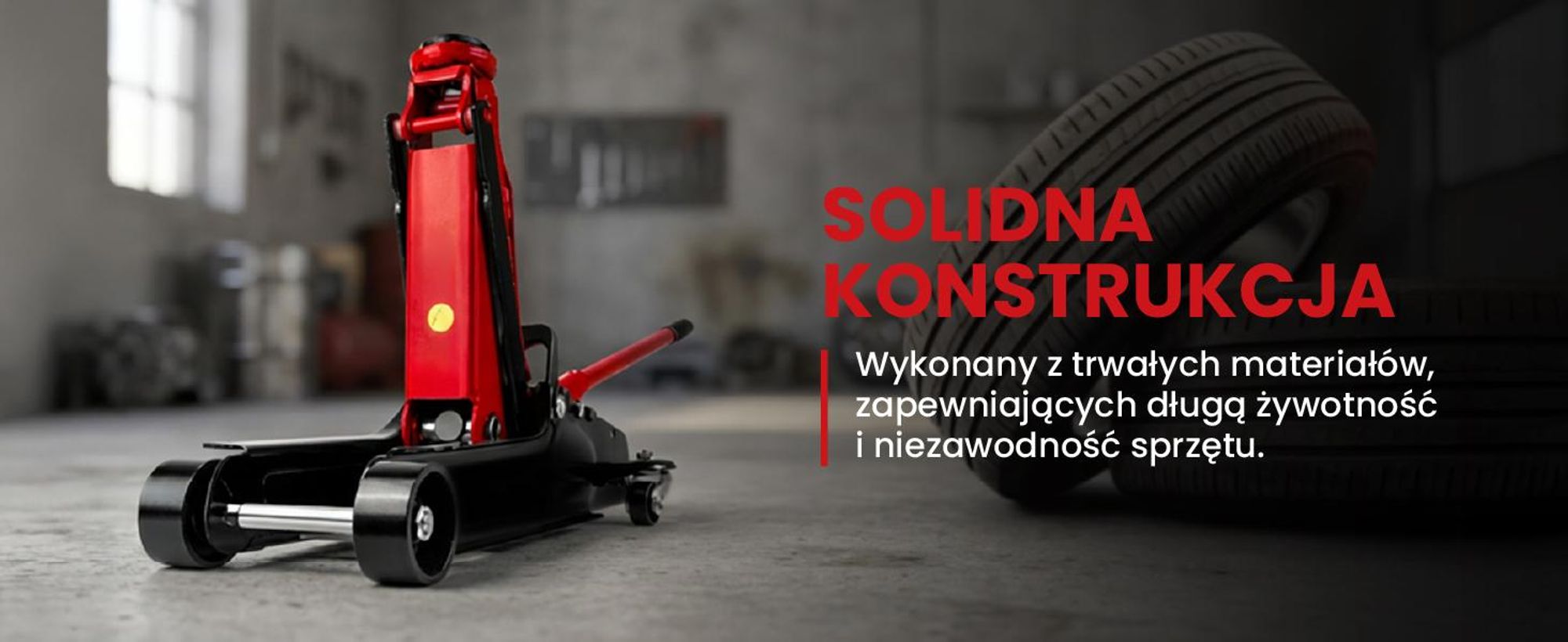 Podnośnik samochodowy jednotłokowy do 2500kg