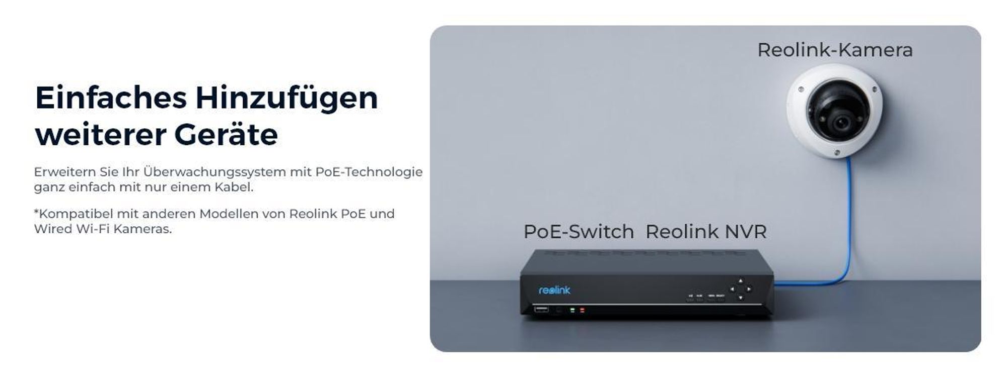 Reolink RLK8-810B4-A, 4X 4K 8MP PoE Überwachungskamera & 8-Kanal 2TB HDD PoE NVR, 24/7 Aufnahme Innen & Außen, Personen/Fahrzeug/Tiererkennung, IP67