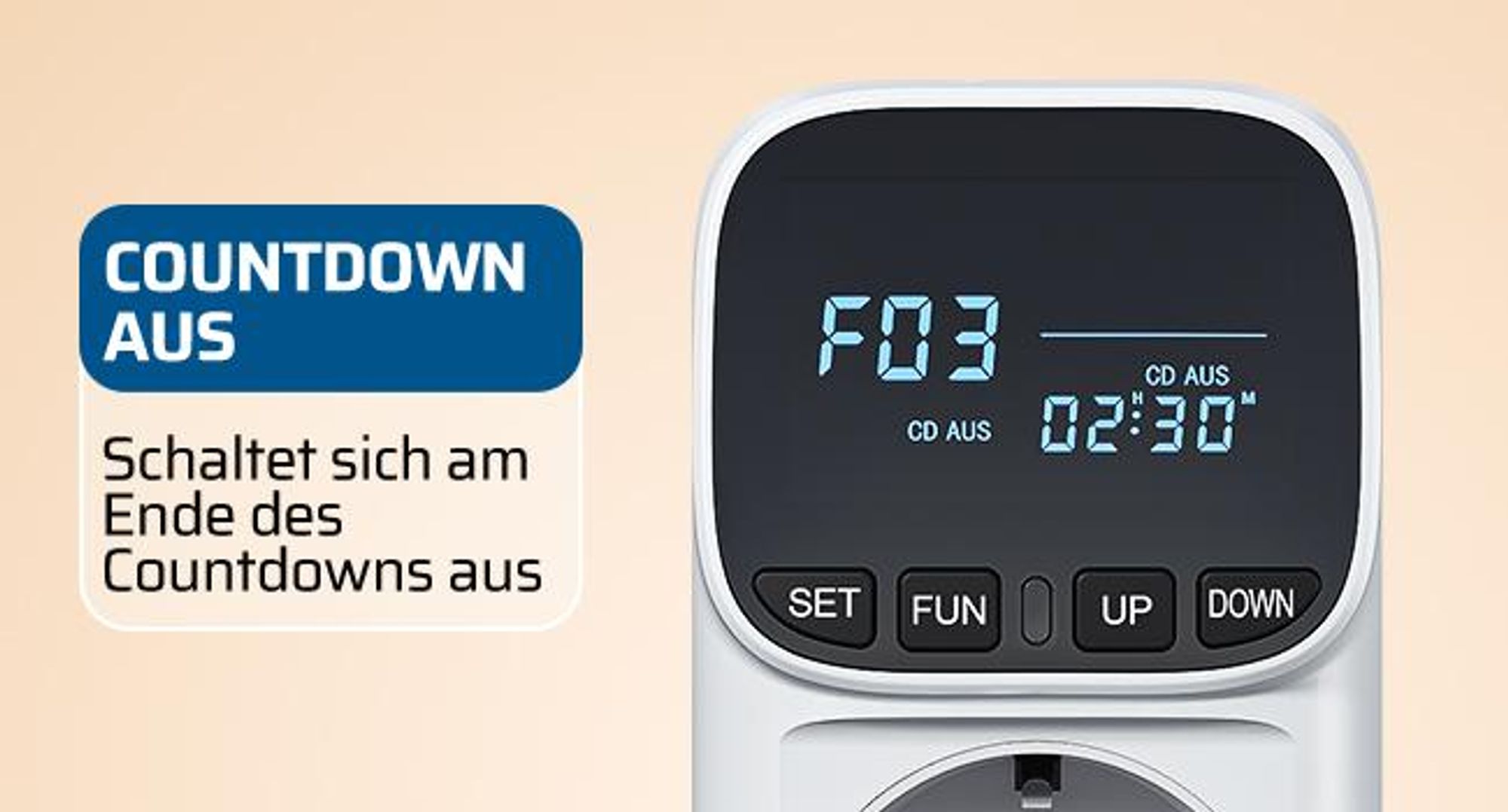 DEWENWILS Thermostat Steckdose, Temperaturregler mit LCD Display, Digitale Thermostat