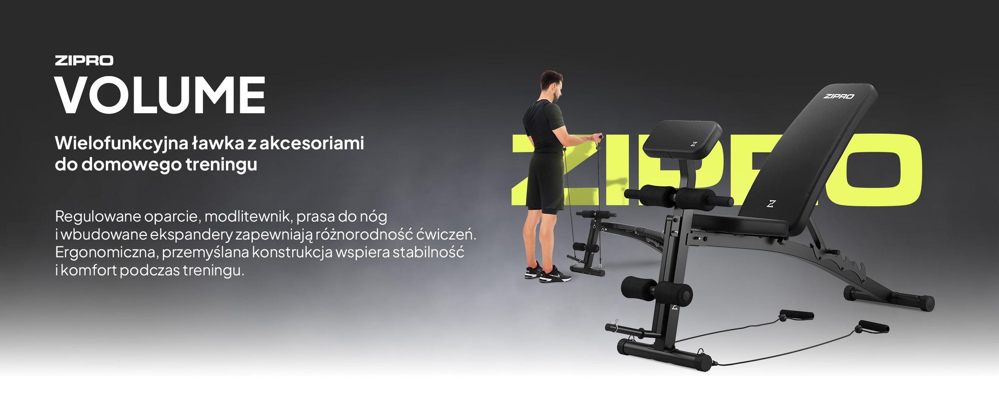 Ławka do ćwiczeń Zipro Profi, składana Jacked – regulowana ławka skośna i ławka ujemna (7+3 poziomy) Bardzo gruba wyściółka Wytrzymała ławka treningowa do użytku domowego
