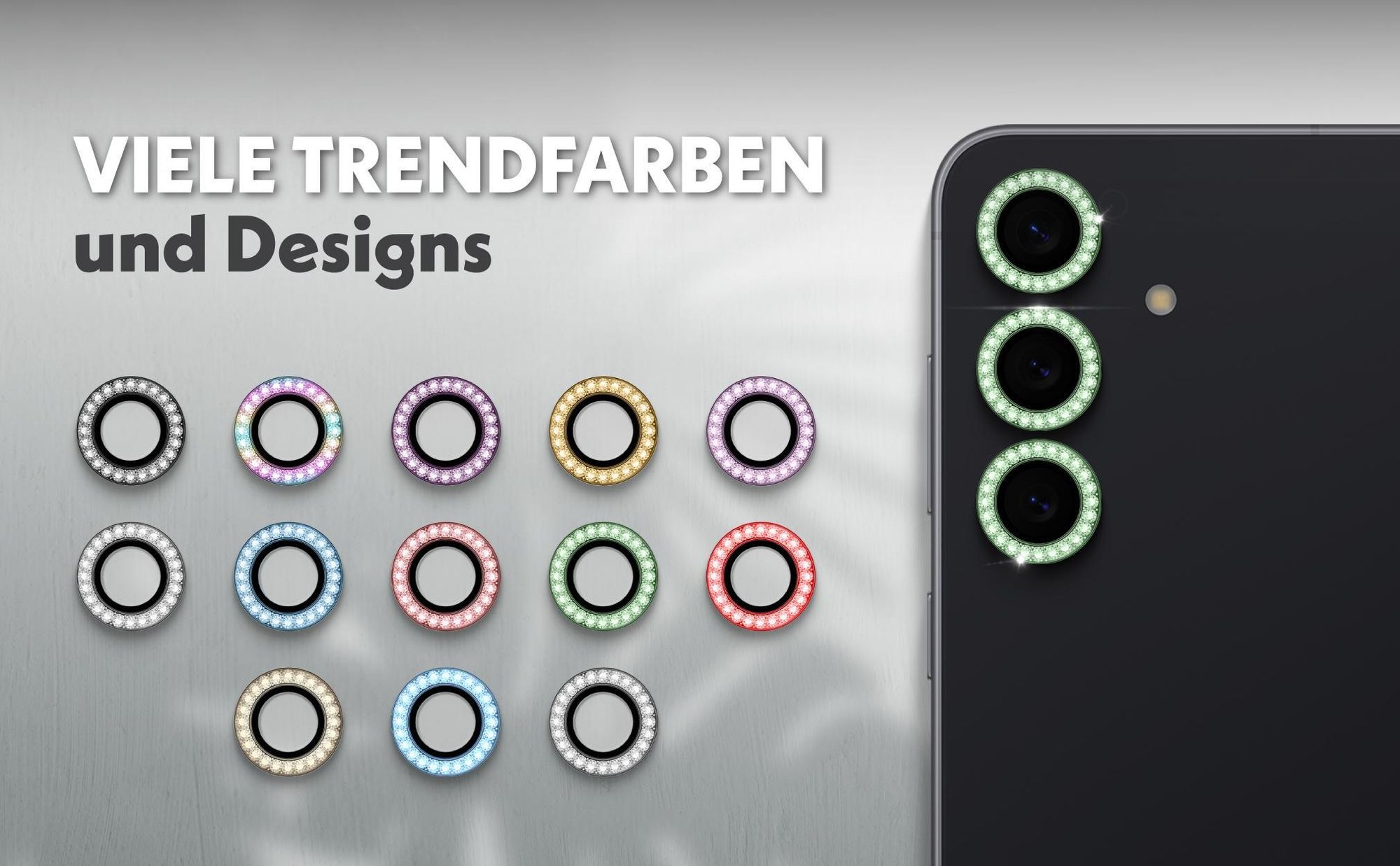 Kameraschutz aus 9H Glas für Samsung Galaxy S25+ in passgenauem Design