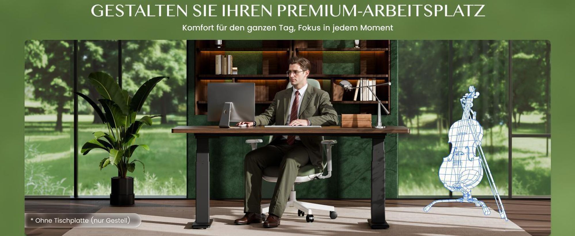 FLEXISPOT ValtreX E200 Höhenverstellbarer Schreibtisch 140x80cm 200KG TRAGKRAFT, 25MM EINTEILIGE TISCHPLATTE, 2 Motoren, USB-Anschluss, Ahorn