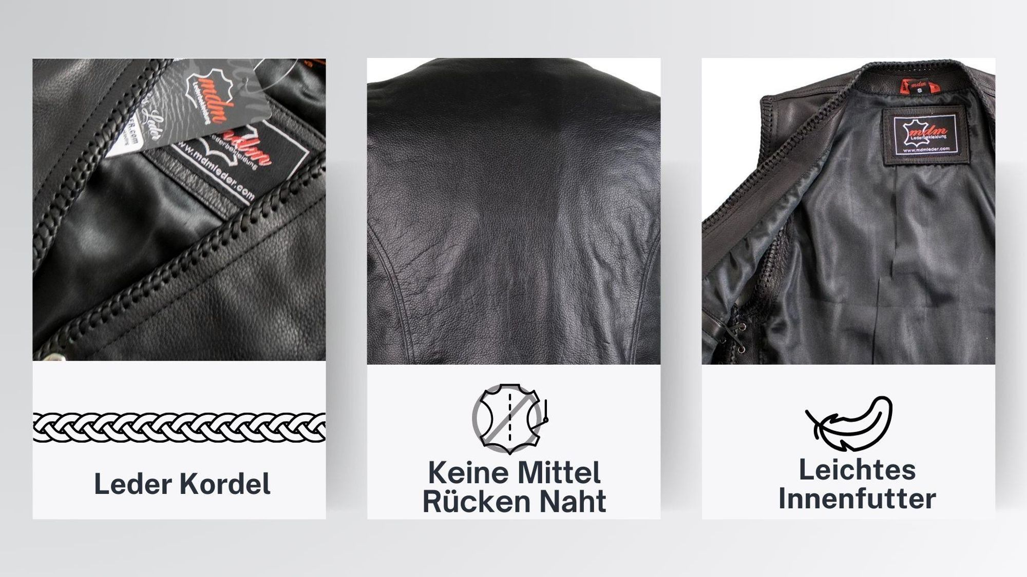 Rocker Lederweste, Bikerweste, Lederkutte, Kutte, Chopperweste(XL)