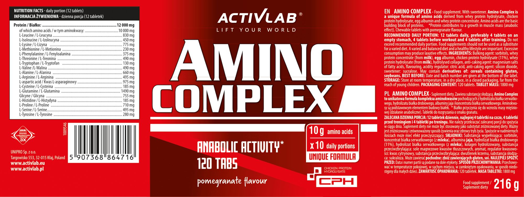 Activlab Amino Complex LABEL
