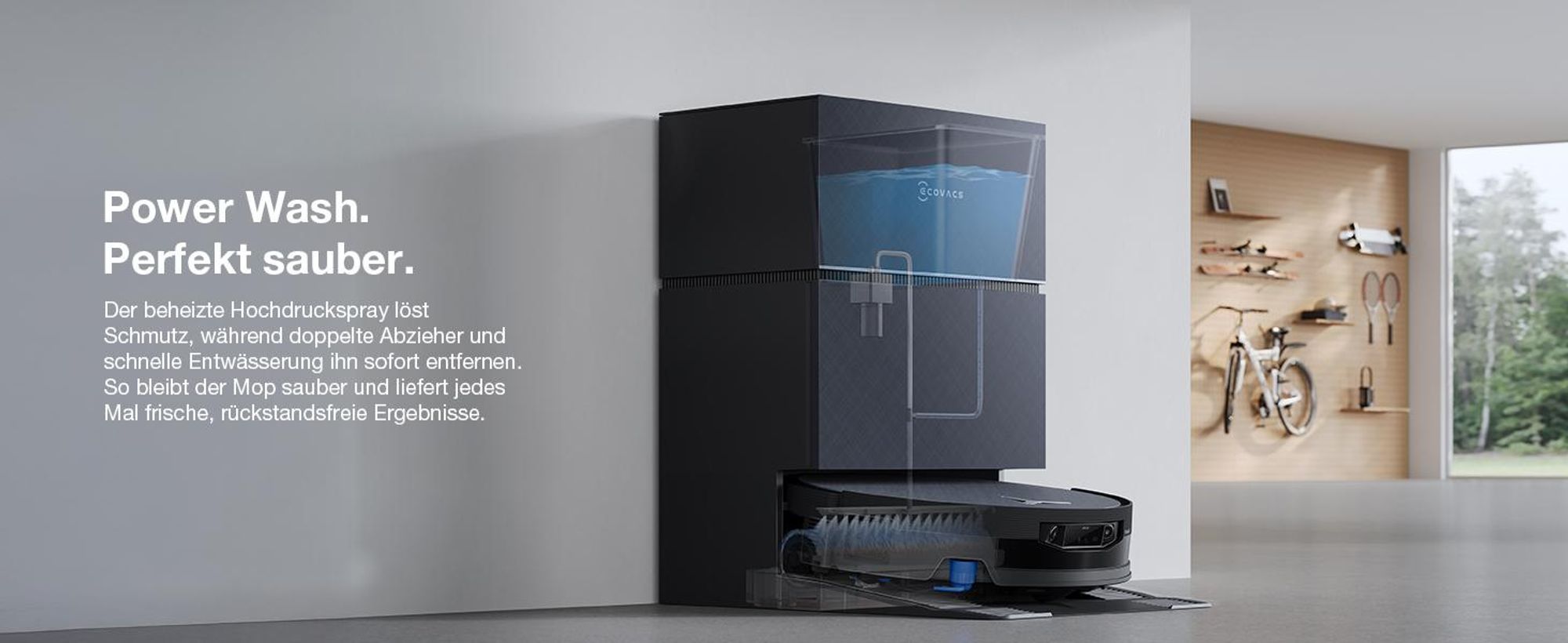ECOVACS DEEBOT X12 PRO OMNI 22000Pa Staubsauger Roboter, Saugroboter mit Wischfunktion, OZMO Roller 3.0, FocusJet-System zur Fleckenvorlösung, Schwarz