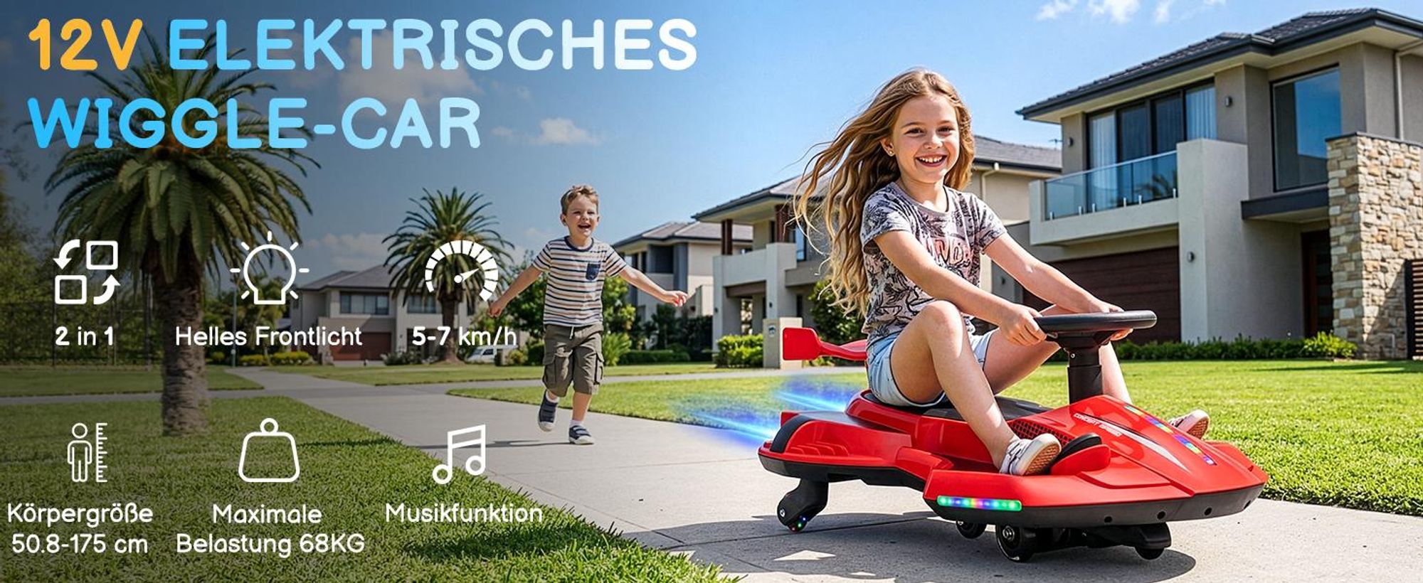 FCH Elektroroller mit Sprühfunktion 35W 12V 4,5Ah