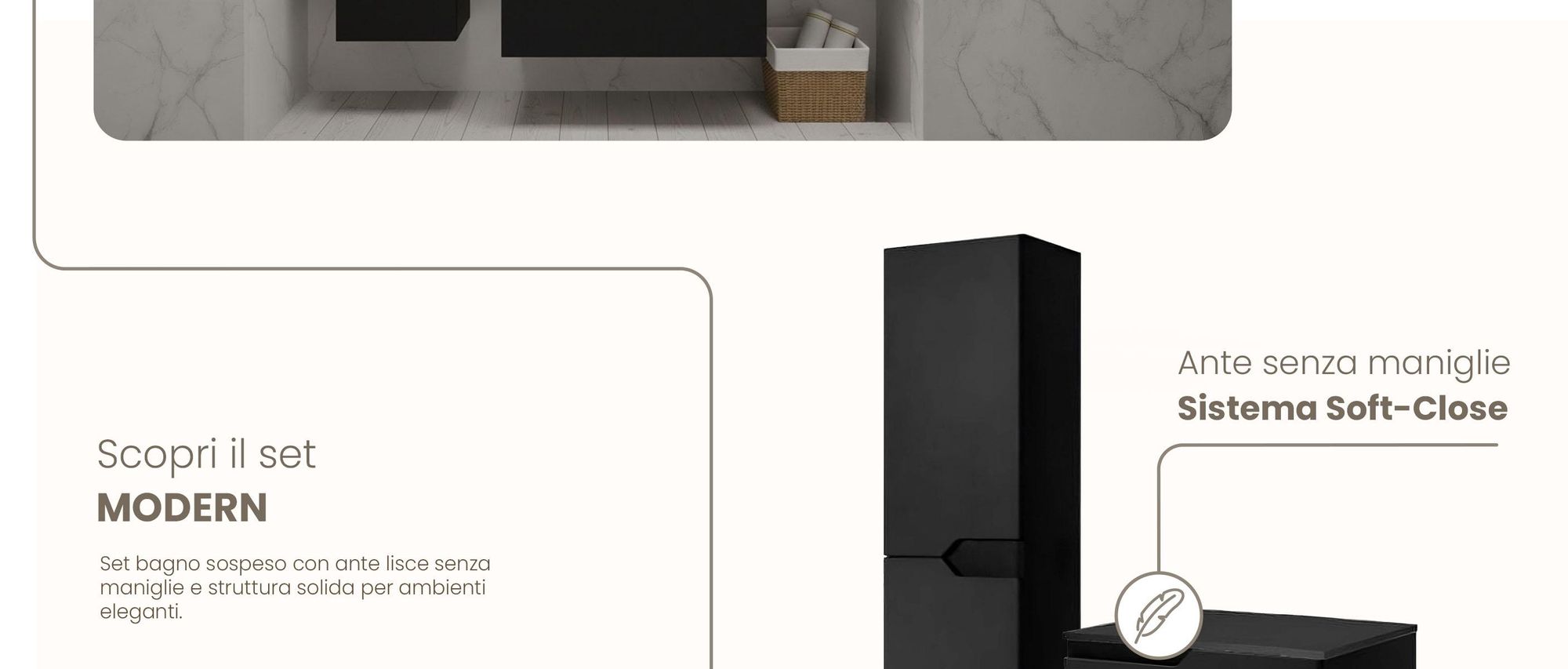 RODAN, mobile bagno, mobile sotto lavabo, mobile bagno moderno, mobili per il bagno