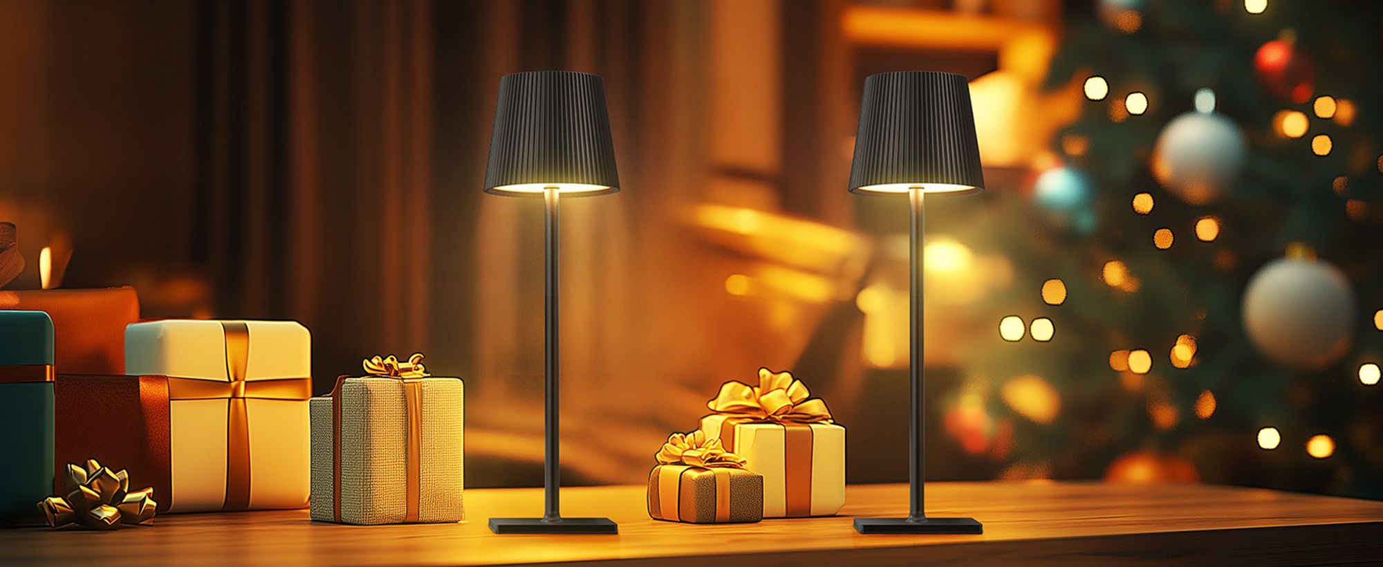 Tischlampe Kabellos, LED Tischleuchte, Dimmbar Touch Akku Tischleuchte Kabellos mit USB Ladestation, Warmweiß Tischlampe, IP54 Wasserdichte, Schwarz