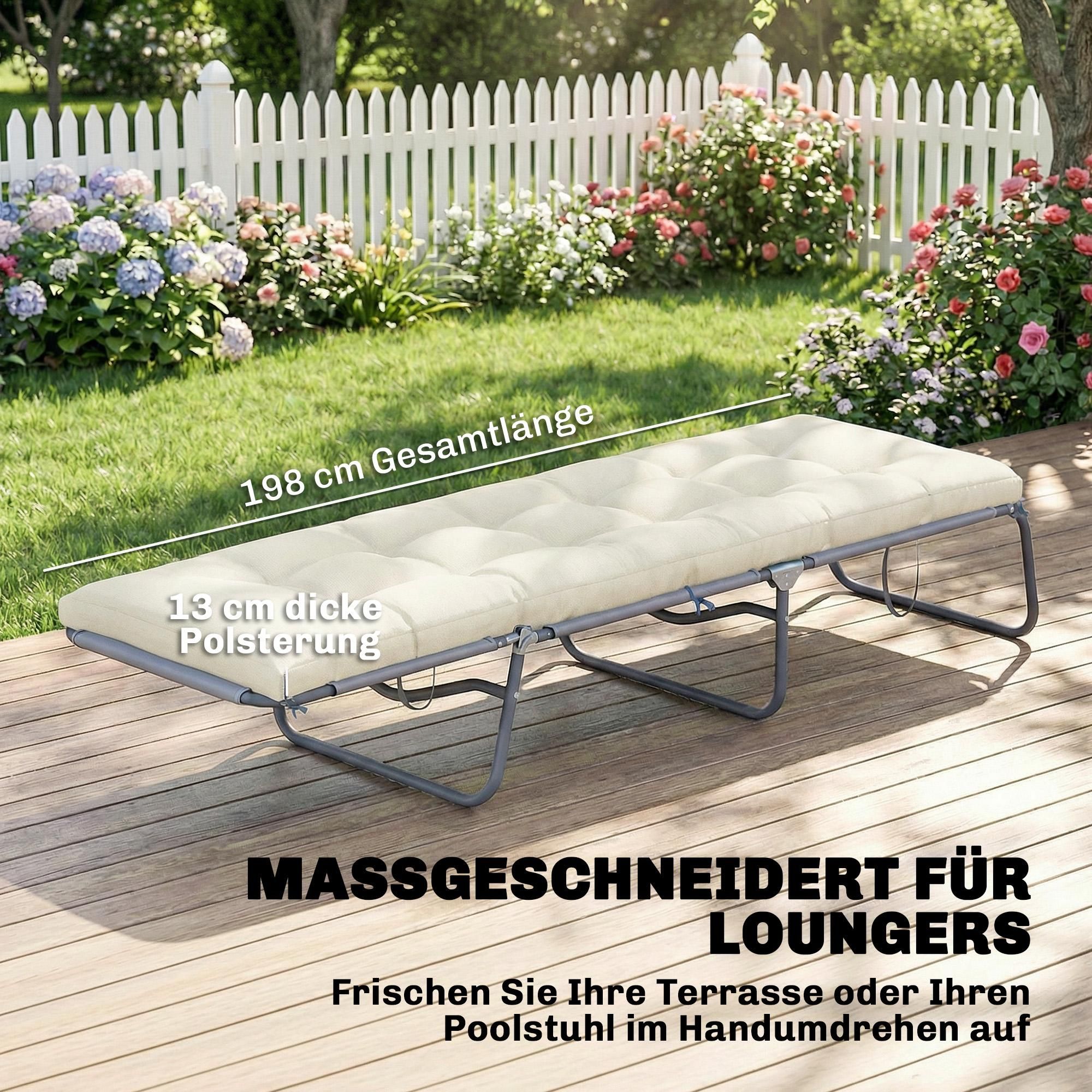 beige wasserabweisend Terrasse Poolbereich